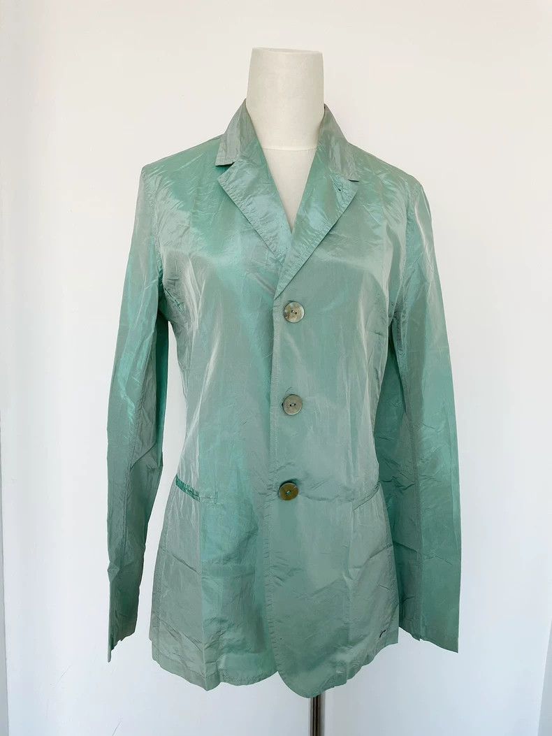 Jean Paul Gaultier Fluorescent Silk Suit Jacket- DMC