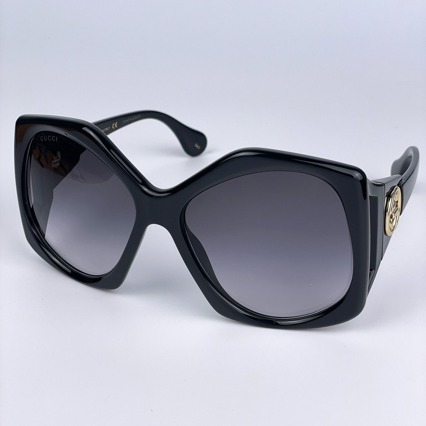 Gucci NEW Gucci GG0875S 001 Women Rectangle Oversized Sunglasses Size ONE SIZE - 5 Thumbnail
