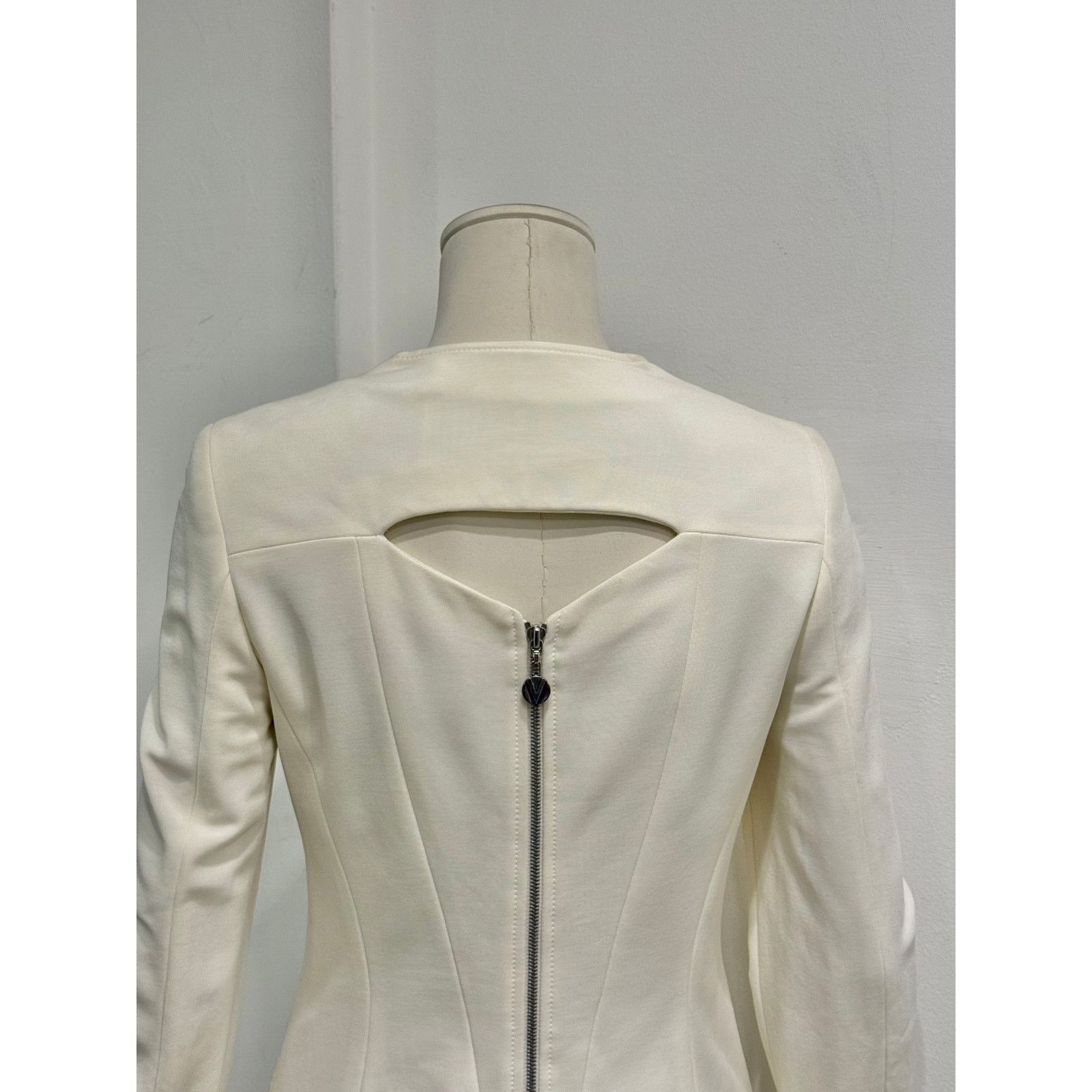 Versace 2000s Gianni Versace back zip structured paneled jacket Size M / US 6-8 / IT 42-44 - 14 Thumbnail