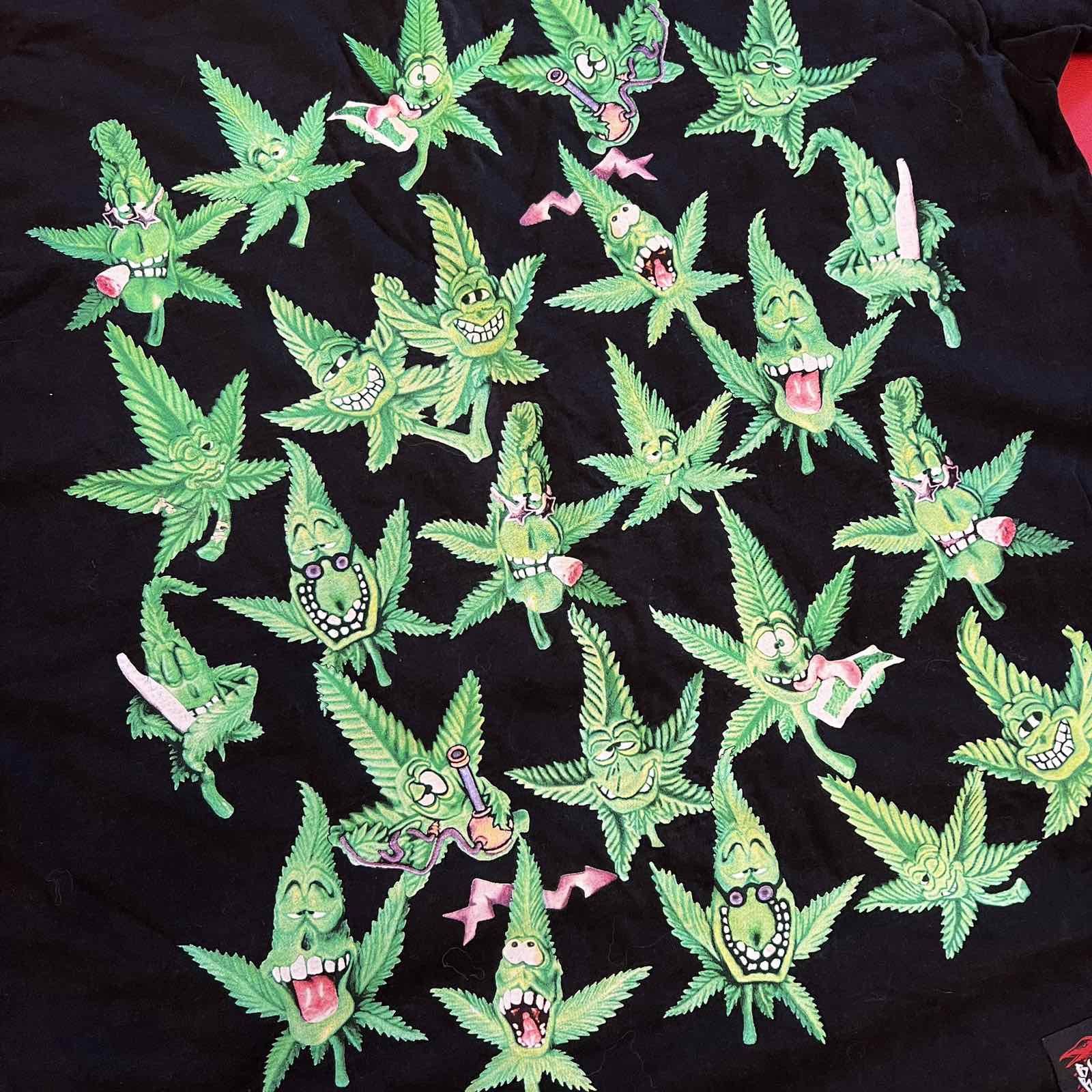 Other Marijuana Life Is Full Of Choices Vintage Y2K Weed Rasta Tee Size US XL / EU 56 / 4 - 5 Thumbnail