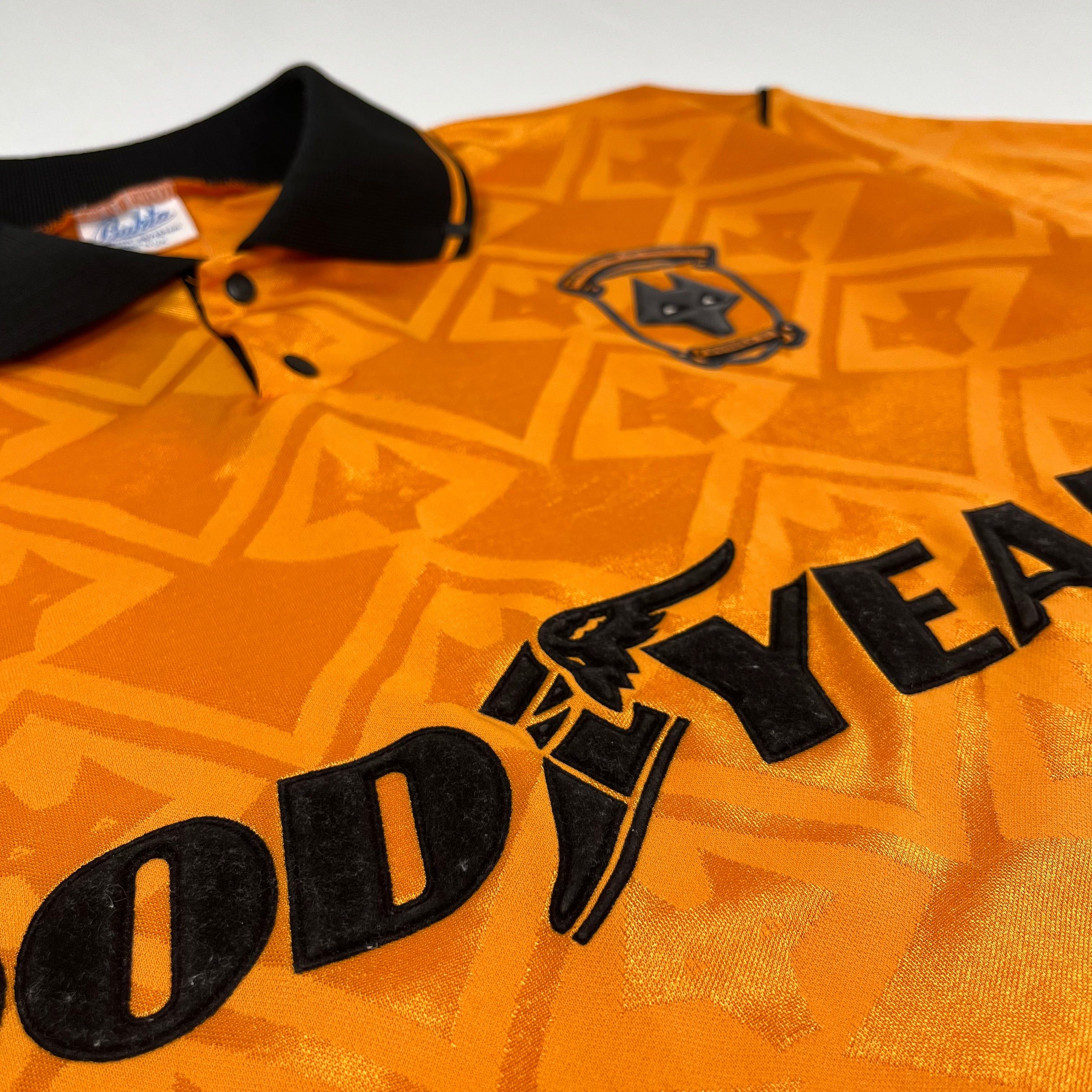 Vintage 1991-92 Wolverhampton Wanderers Home Kit L Size US L / EU 52-54 / 3 - 3 Thumbnail