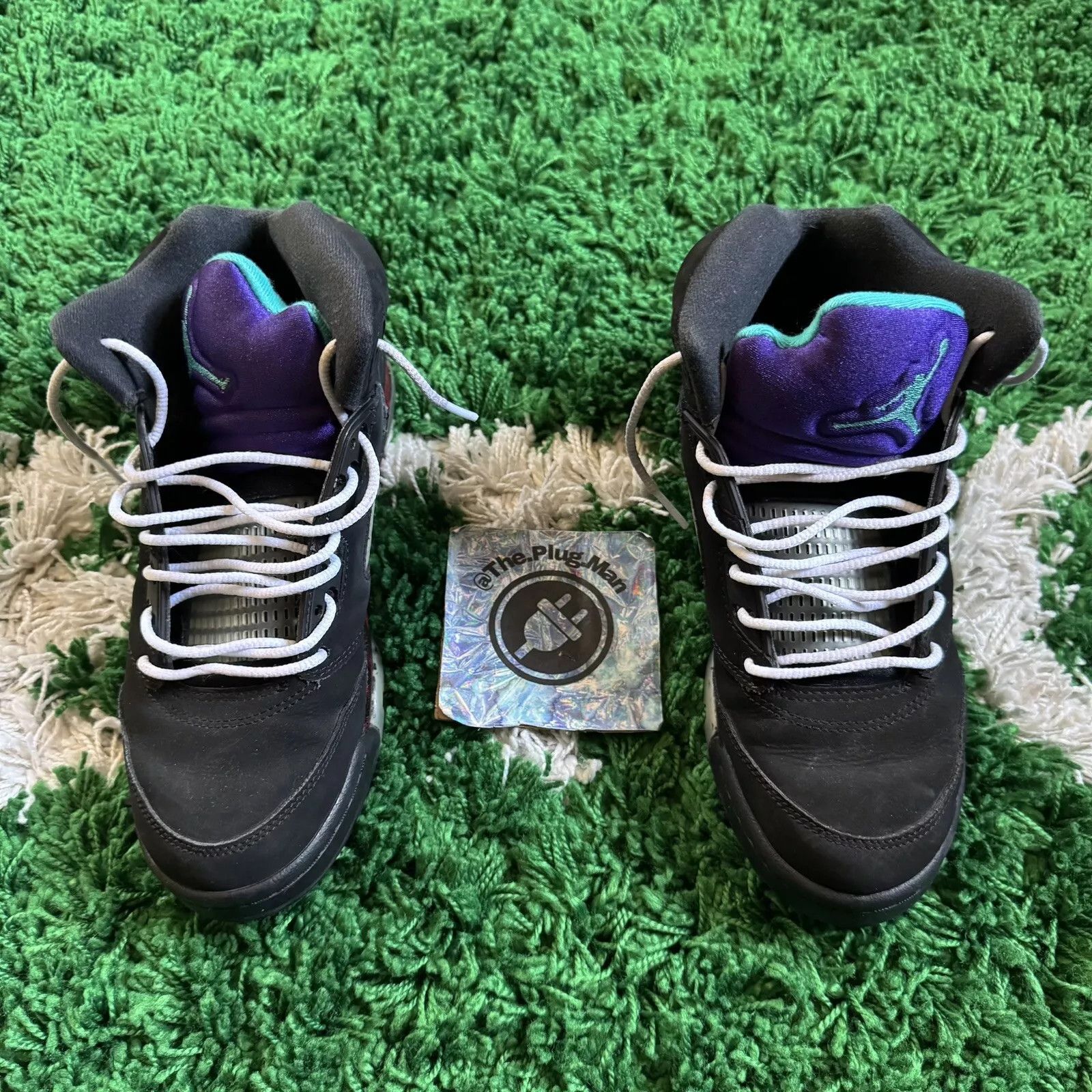 Jordan Brand Air Jordan Retro 5 Top 3 Fire Red Metallic Grape Size US 7 / EU 40 - 3 Thumbnail