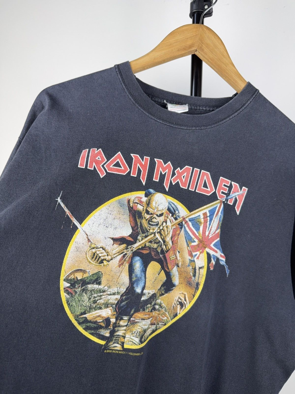 Band Tees × Iron Maiden Vintage Iron Maiden 2005 Tour Tee Somewhere Back In Time L Size US L / EU 52-54 / 3 - 3 Thumbnail