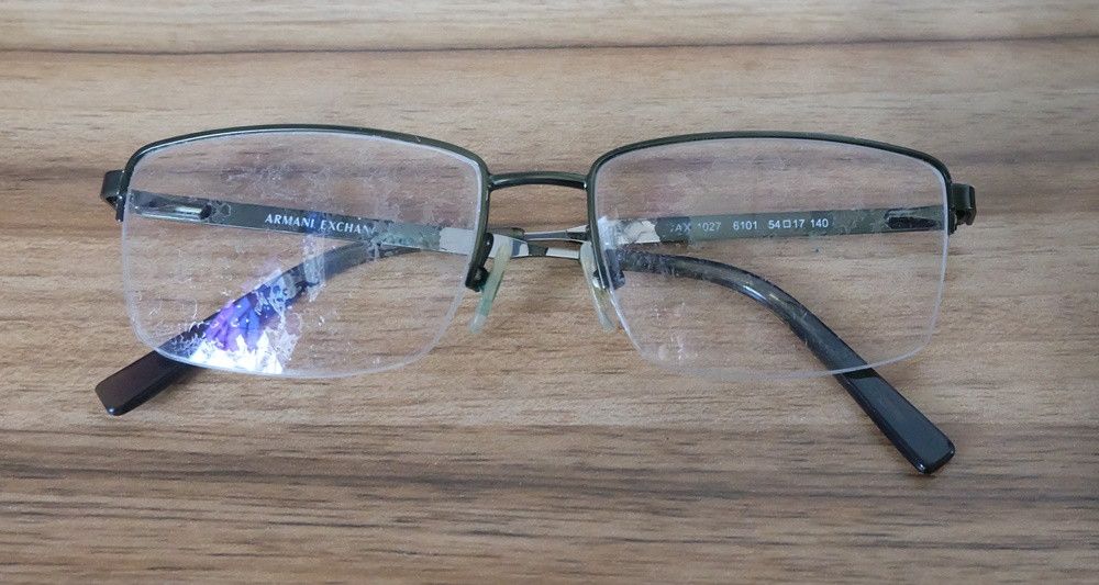 Armani Exchange Armani Exchange AX1027 Half Rim Eyeglasses Size ONE SIZE - 2 Thumbnail