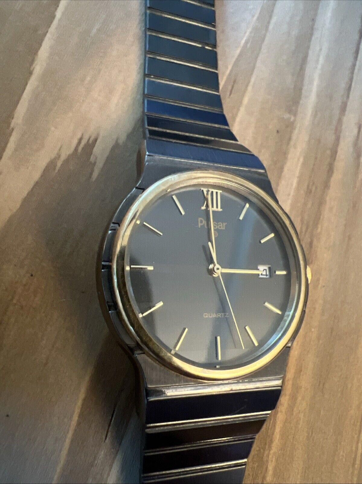 Pulsar Vintage pulsar y102-6099 Watch New Battery Size ONE SIZE - 2 Thumbnail