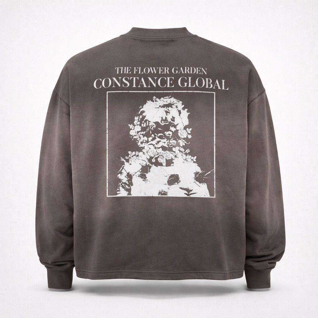 Japanese Brand Grey Constance Global "Flower Garden" Longsleeve Size US M / EU 48-50 / 2 - 2 Thumbnail
