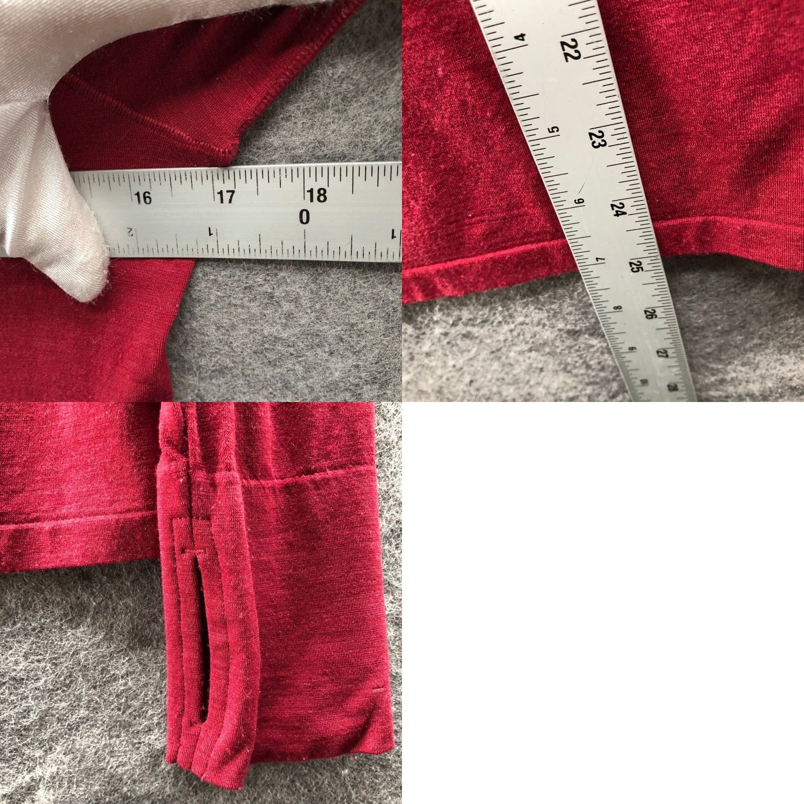 Athleta Athleta Foresthill Ascent Turtleneck Women M Red Solid Wool Nylon Spandex Seamless Long Sleeve Pullover Knit Sweater Size M / US 6-8 / IT 42-44 - 8 Thumbnail