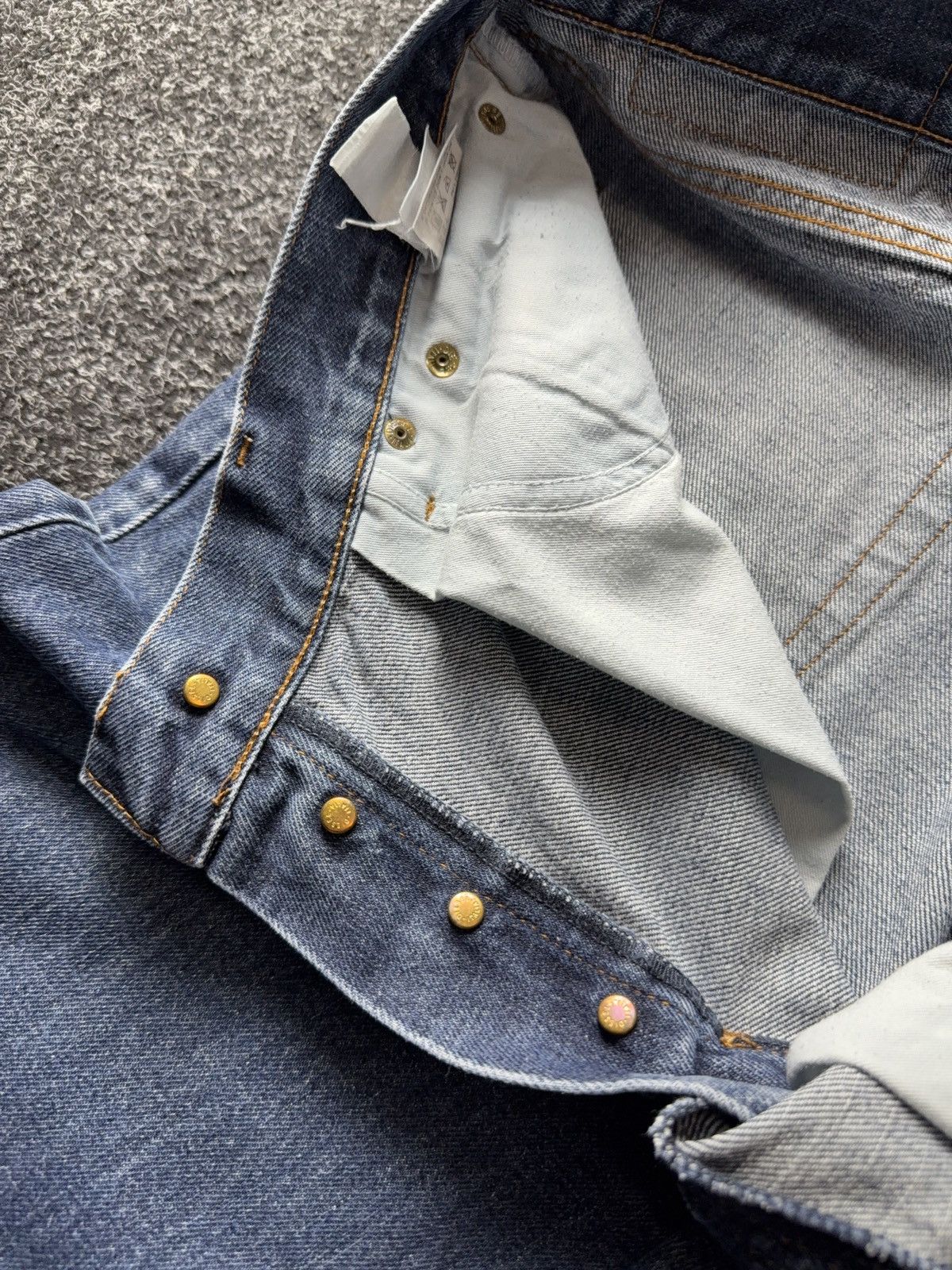 Diesel Luxury 90s Y2K Diesel Industry Made in Italy Straight Jeans Size US 36 / EU 52 - 11 Thumbnail