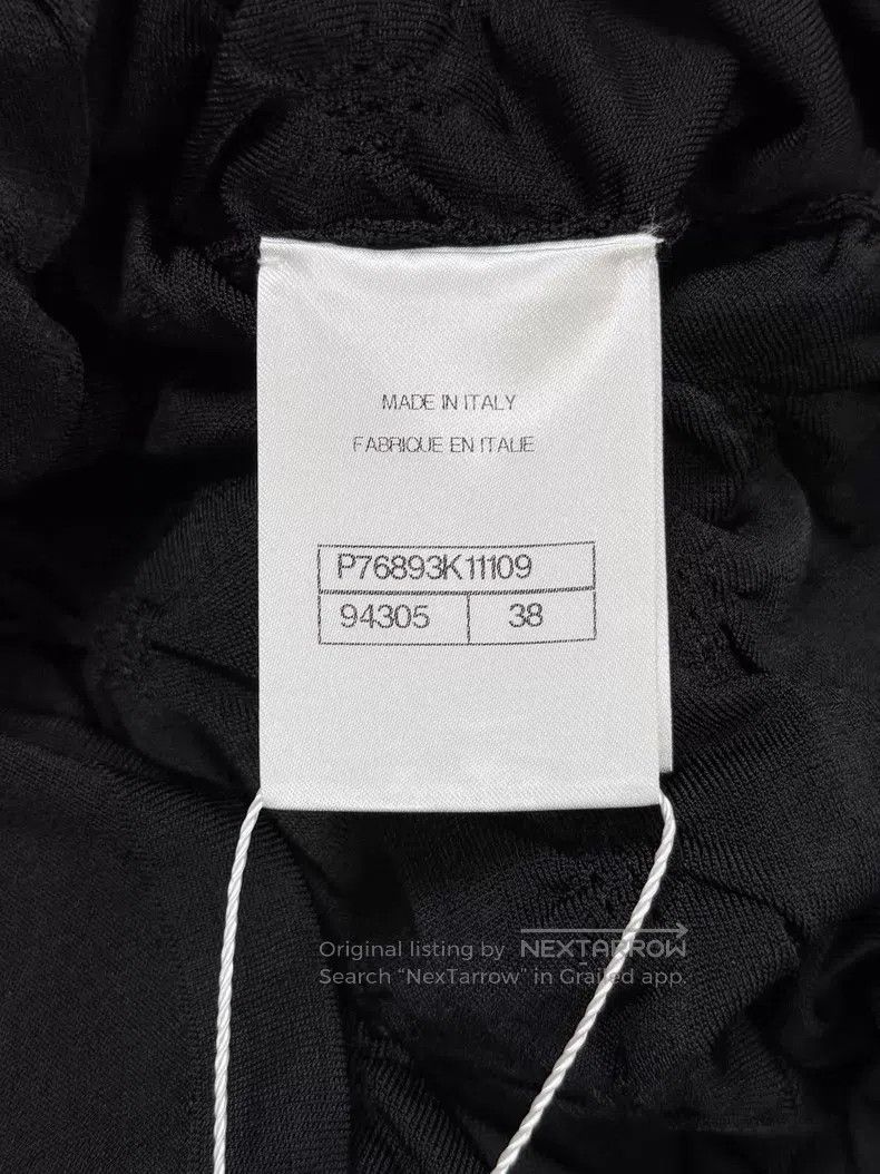 Chanel Chanel Long-sleeved dress with diamond checkered lace-up b Size XS / US 0-2 / IT 36-38 - 6 Thumbnail