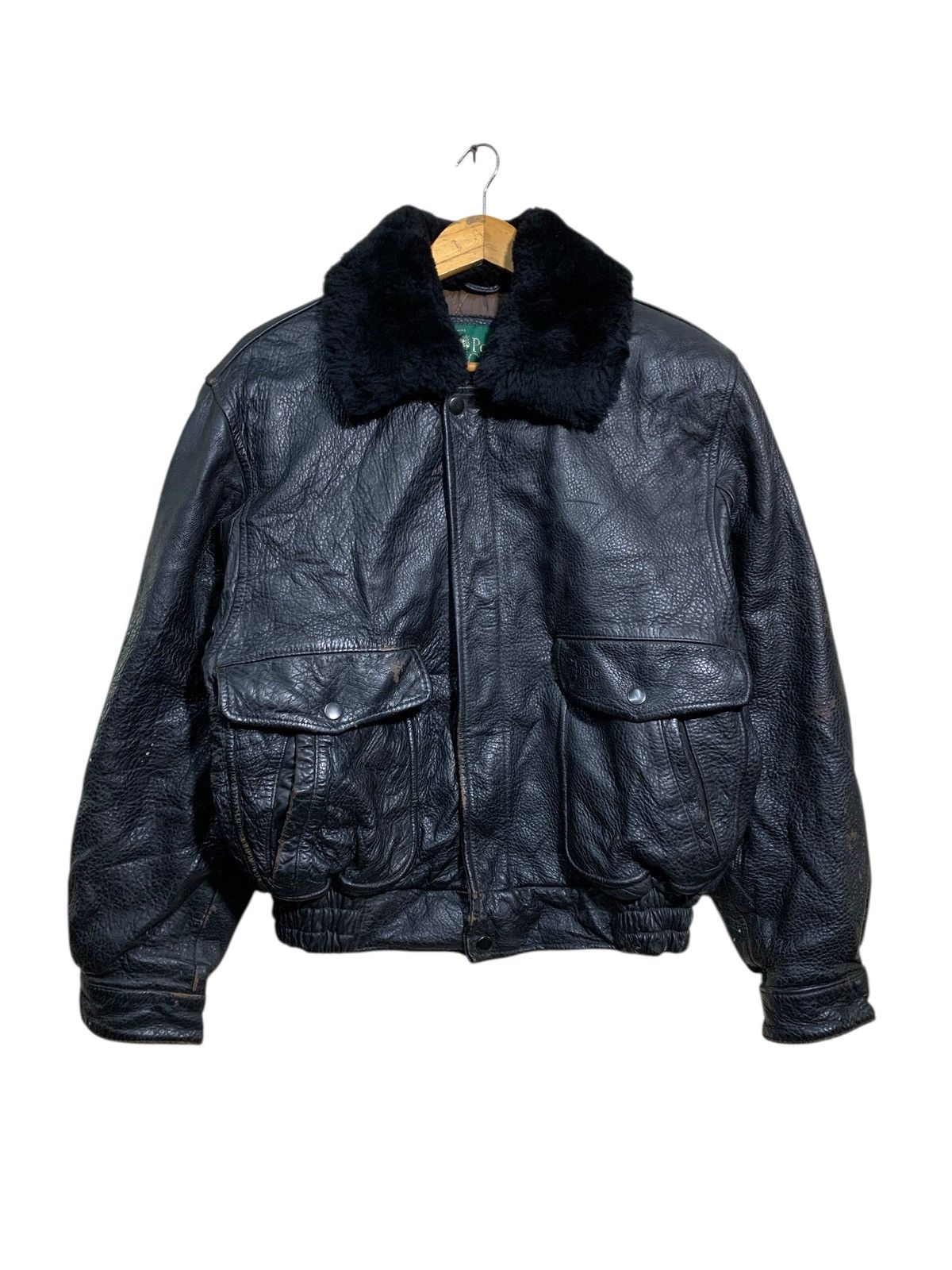 Beverly Hills Polo Club 🔥POLO CLUB LEATHER JACKETS SHERPA Size US S / EU 44-46 / 1 - 1 Thumbnail