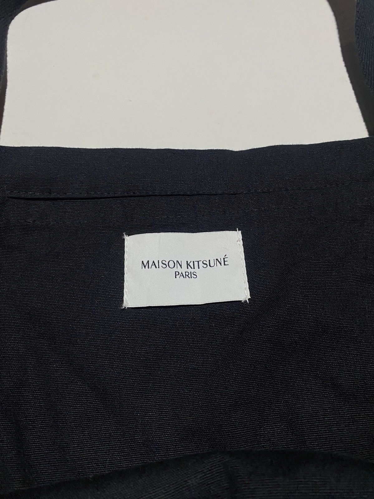 Maison Kitsune Maison kitsune Palais Royal canvas tote bag Size ONE SIZE - 4 Thumbnail