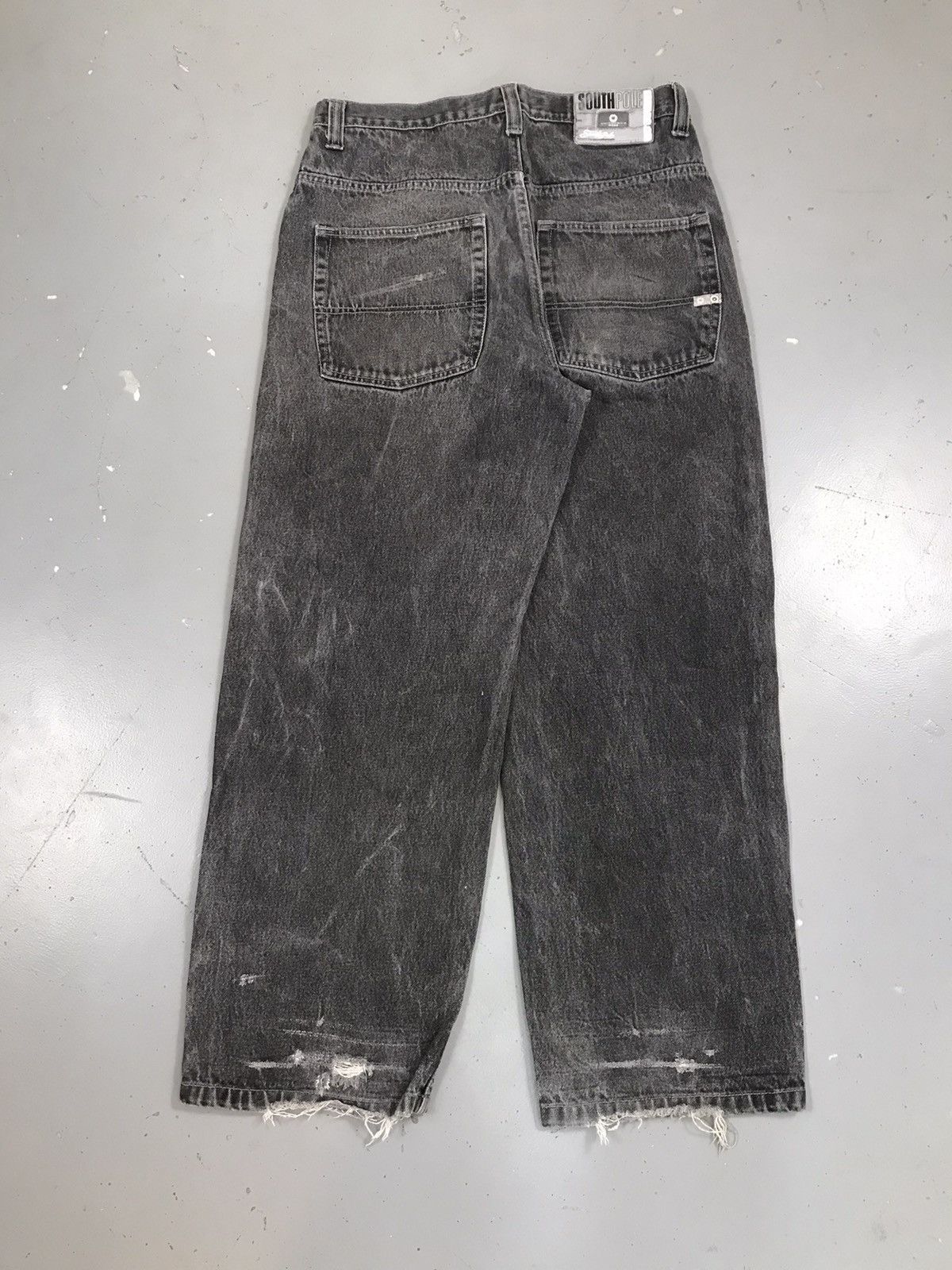 Southpole × Vintage Vintage Southpole white tab baggy fit denim Size US 33 - 2 Thumbnail