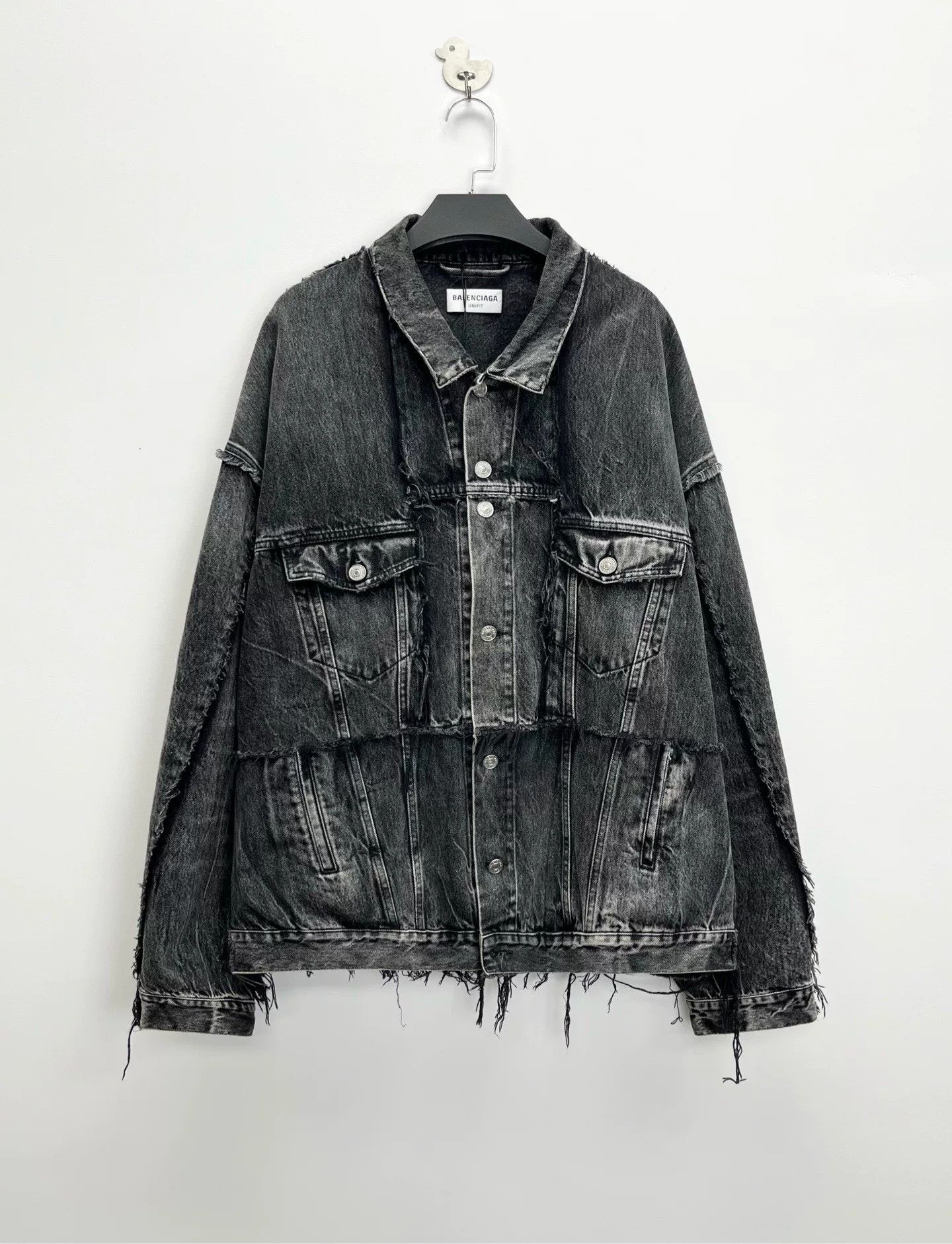 Balenciaga Balenciaga Cut-Up Denim Jacket Size US M / EU 48-50 / 2 - 1 Thumbnail