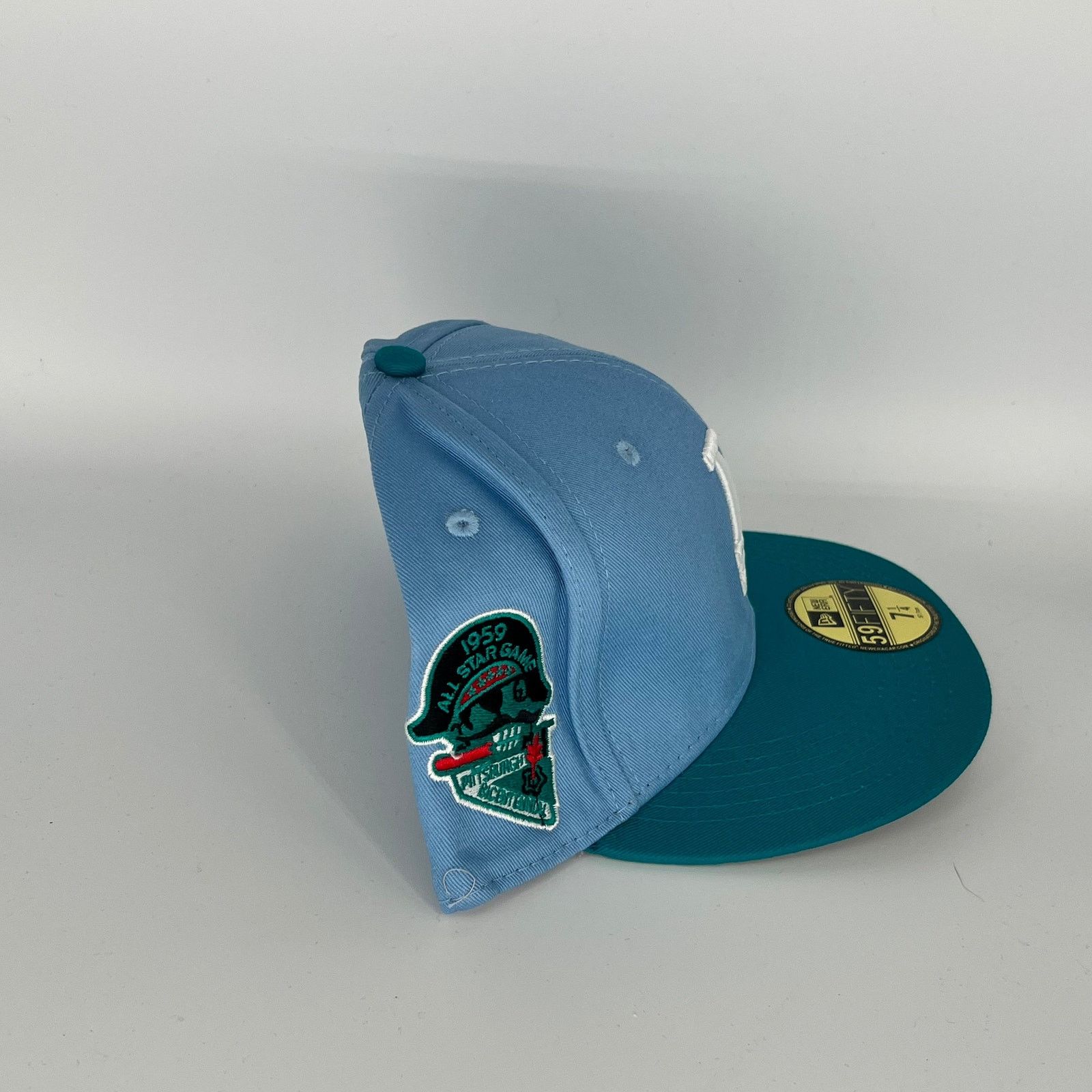 New Era Size 7 1/4 Blue Los Angeles Dodgers 1959 New Era MLB 59Fifty Size ONE SIZE - 3 Thumbnail