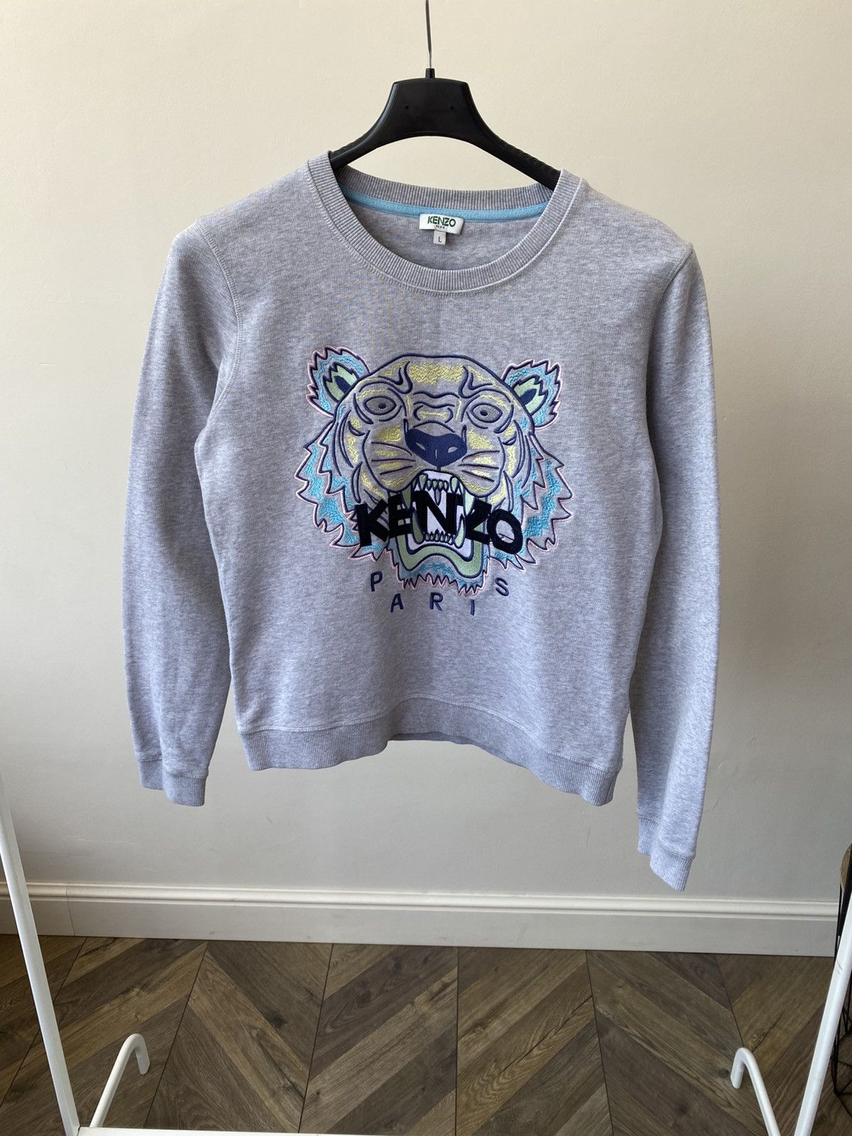 Kenzo Vintage Kenzo womens Tiger sweatshirt Size L / US 10 / IT 46 - 1 Thumbnail
