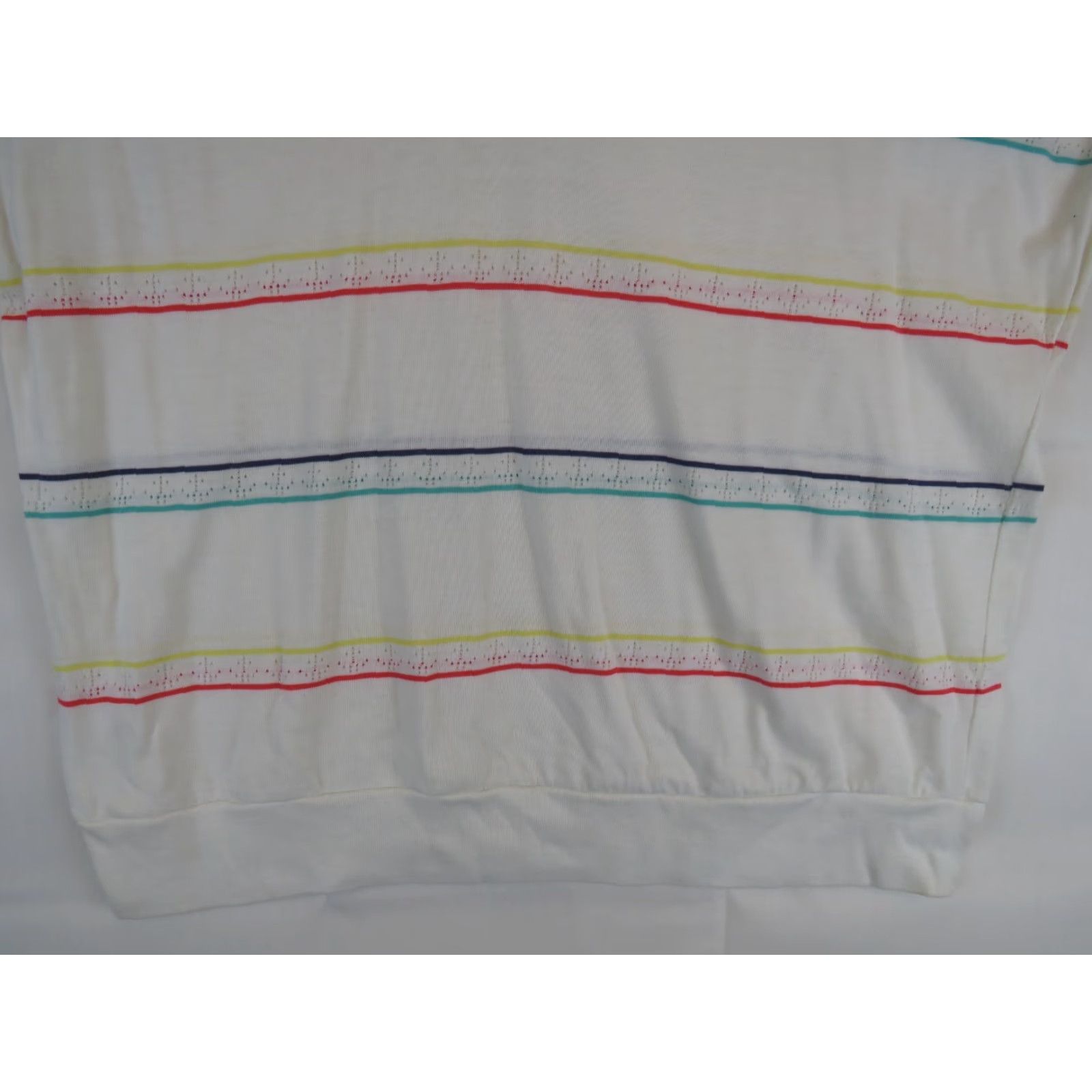 Vintage Vintage Golden Wings USA boating stripe sleeveless shirt Women's 24W Red 50s 60s 70s Blouse Shirt Size 4XL / US 24-26 - 2 Thumbnail
