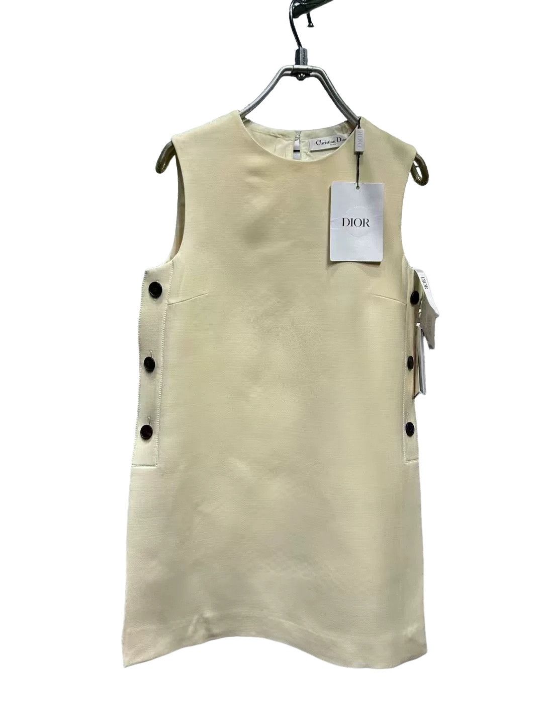 Dior Dior Side Button Sleeveless Mini Dress 34 Size XS / US 0-2 / IT 36-38 - 1 Thumbnail