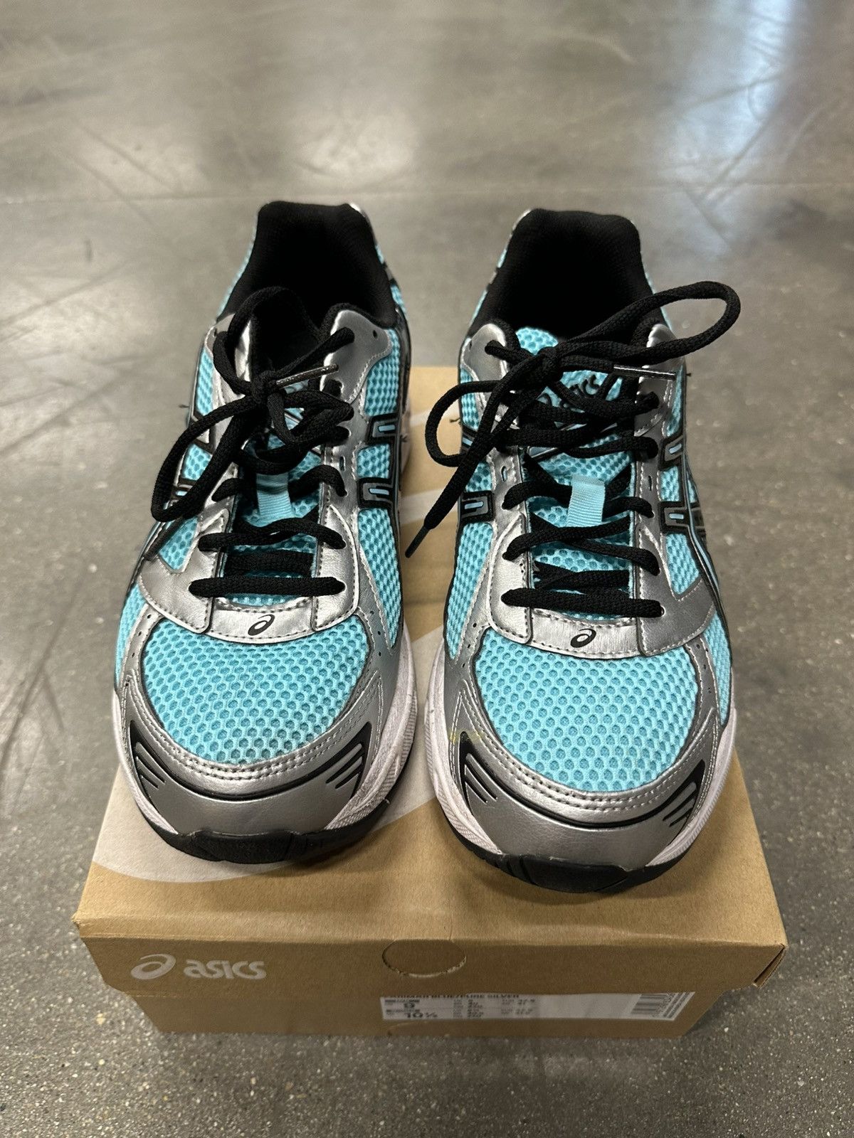 Asics ASICS Gel-1130 Larimar Blue Silver Size US 9 / EU 42 - 2 Thumbnail