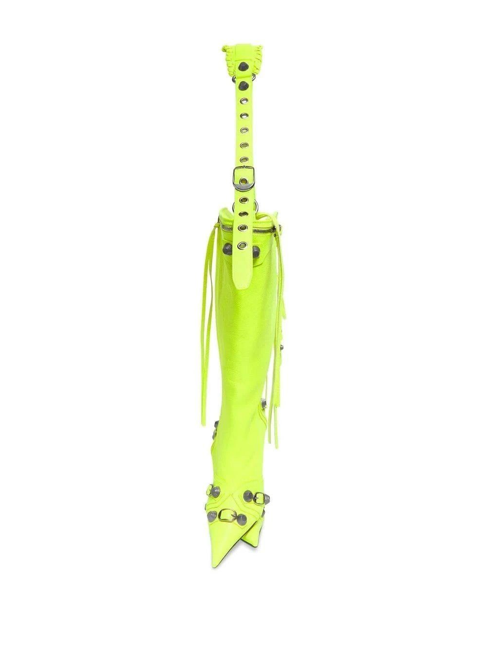 Balenciaga o1bcso1str1124 Size: OS / Le Cagole Boot Bag in Yellow Size ONE SIZE - 2 Thumbnail