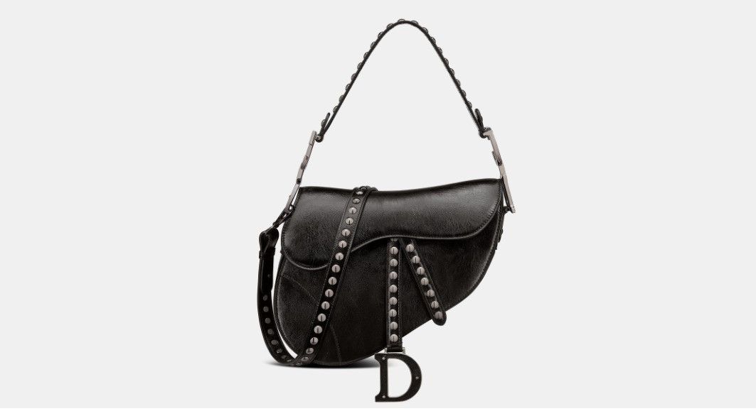 Dior o1w1db10125 Size: OS / Saddle Bag with Strap in Black Size ONE SIZE - 1 Thumbnail
