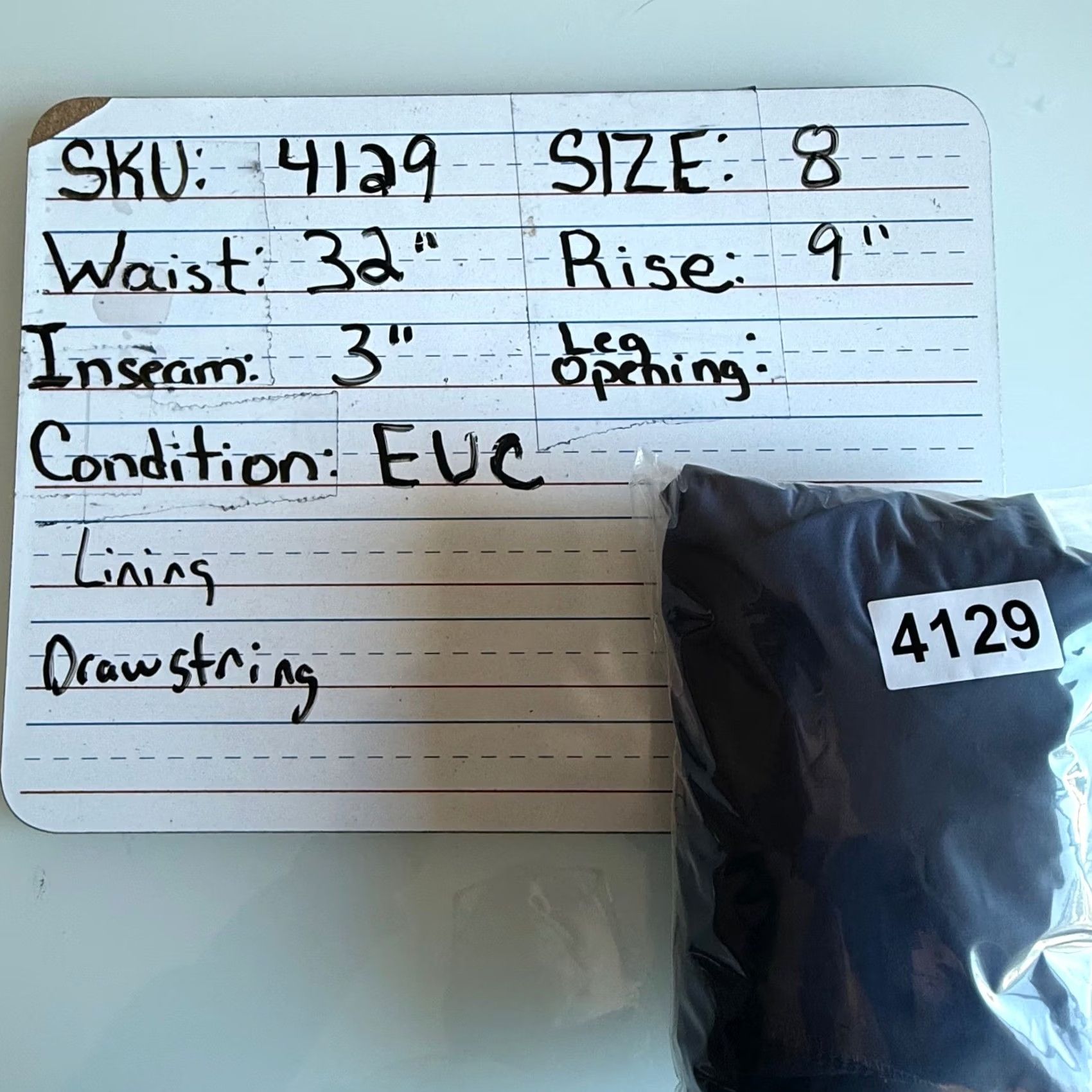 Lands' End Lands' End Womens 8 Board Shorts Navy Blue Drawstring Liner 466550 Swim Trunks Size 30" / US 8 / IT 44 - 5 Thumbnail
