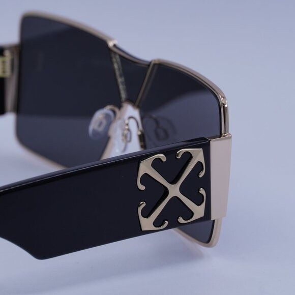 Off-White Off-White ASPEN 7607 Sunglasses Gold/Black Shield Frame Size ONE SIZE - 9 Thumbnail