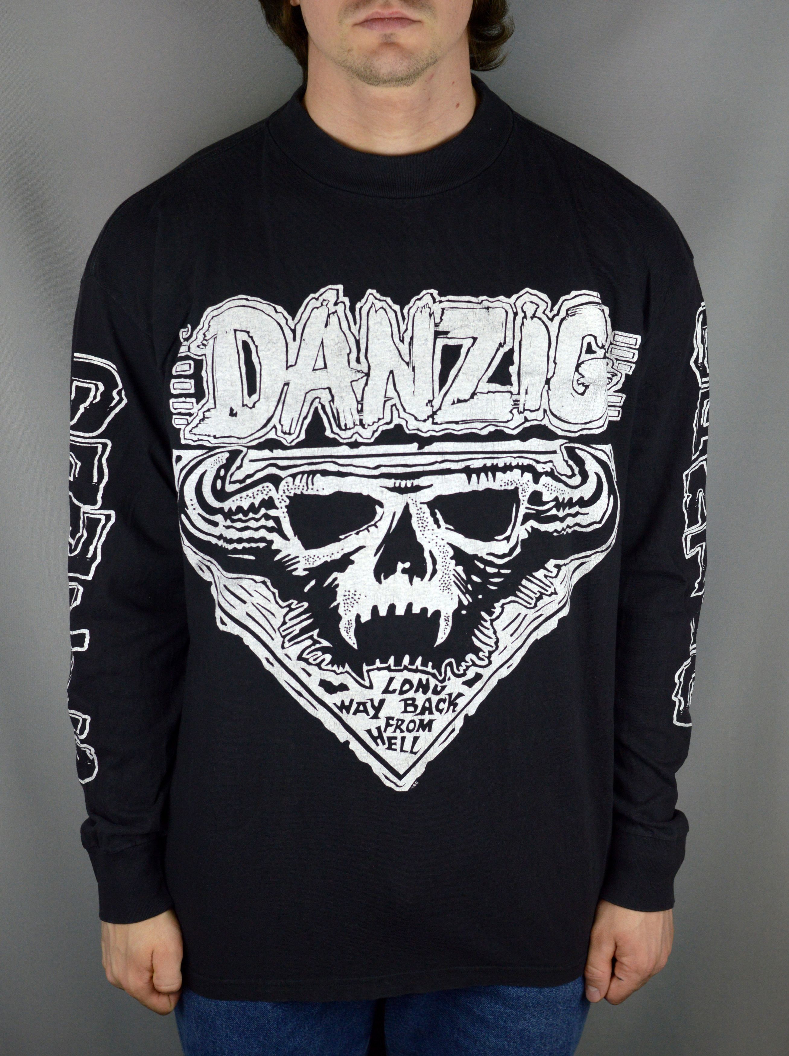 Band Tees Danzig Long Way Back From Hell 1990 t shirt Size US XL / EU 56 / 4 - 1 Thumbnail