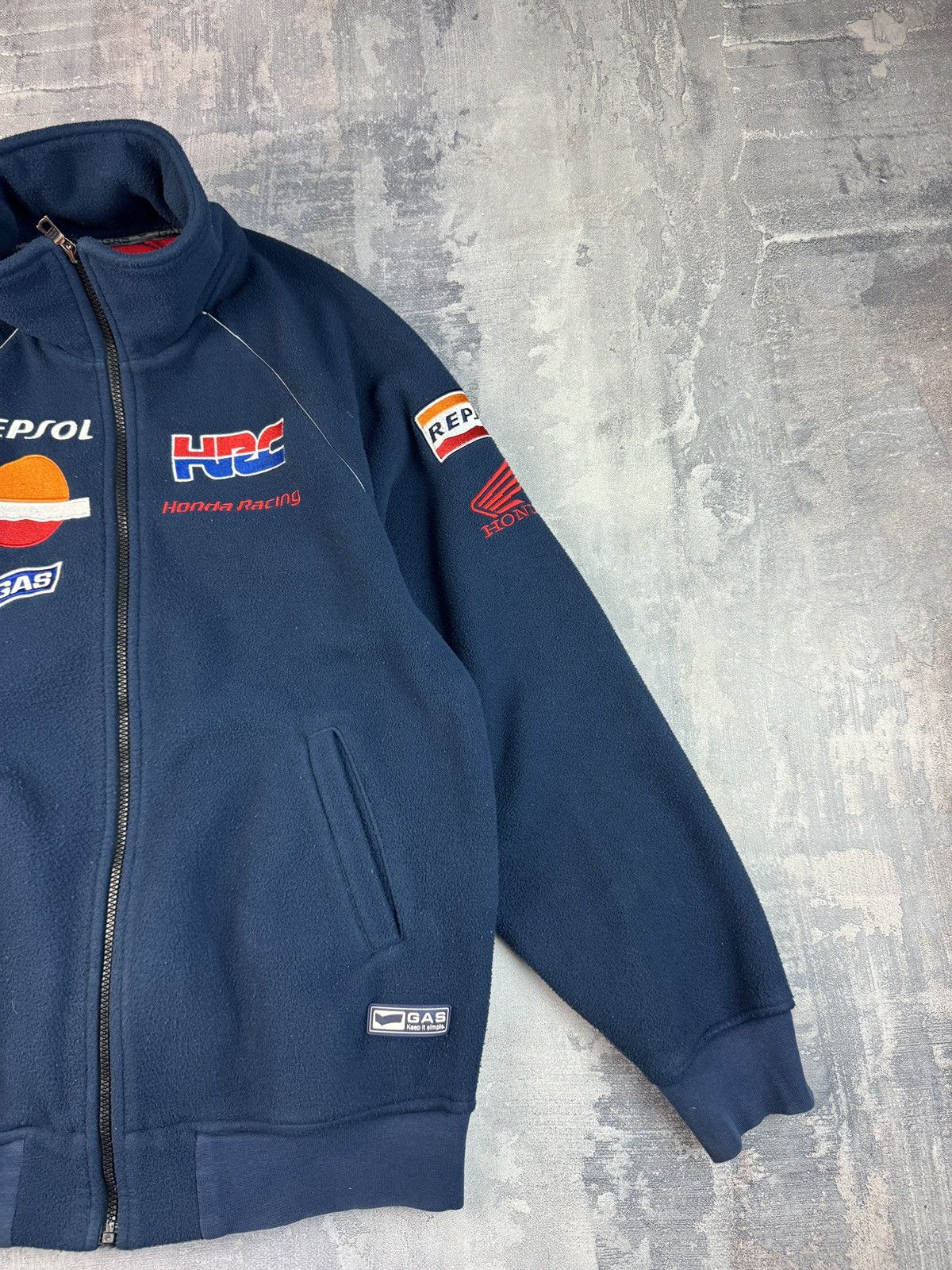 Honda Vintage Fleece Honda Racing Michelin Repsol Gas Size US M / EU 48-50 / 2 - 3 Thumbnail