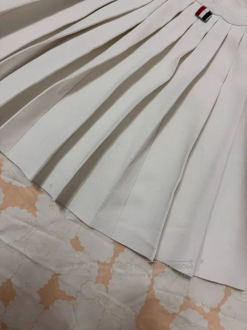 Thom Browne Thom Browne White Pleated Skirt Size 24" / US 00 / IT 34 - 9 Thumbnail