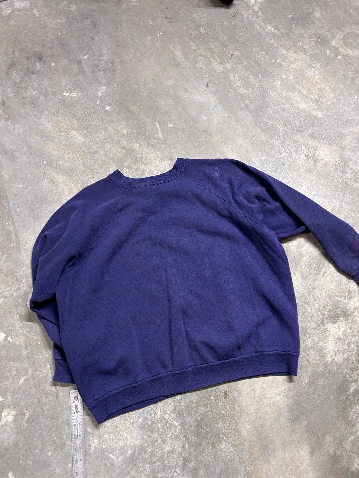 Vintage Vintage 80’s Faded Distressed Sweatshirt Size Large Size US L / EU 52-54 / 3 - 2 Thumbnail