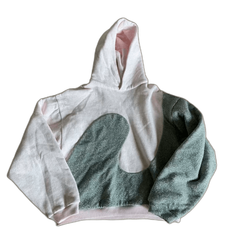 Dior Dior ERL Pink Hooded Sweatshirt with Glitter Size US S / EU 44-46 / 1 - 1 Thumbnail