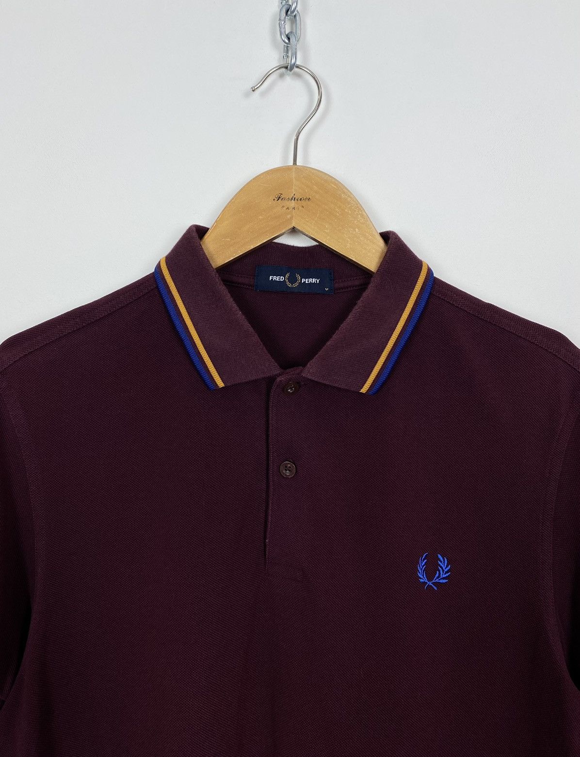 Fred Perry Fred Perry Short Sleeve Polo Shirt 100% Cotton Size M Red Size US M / EU 48-50 / 2 - 2 Thumbnail