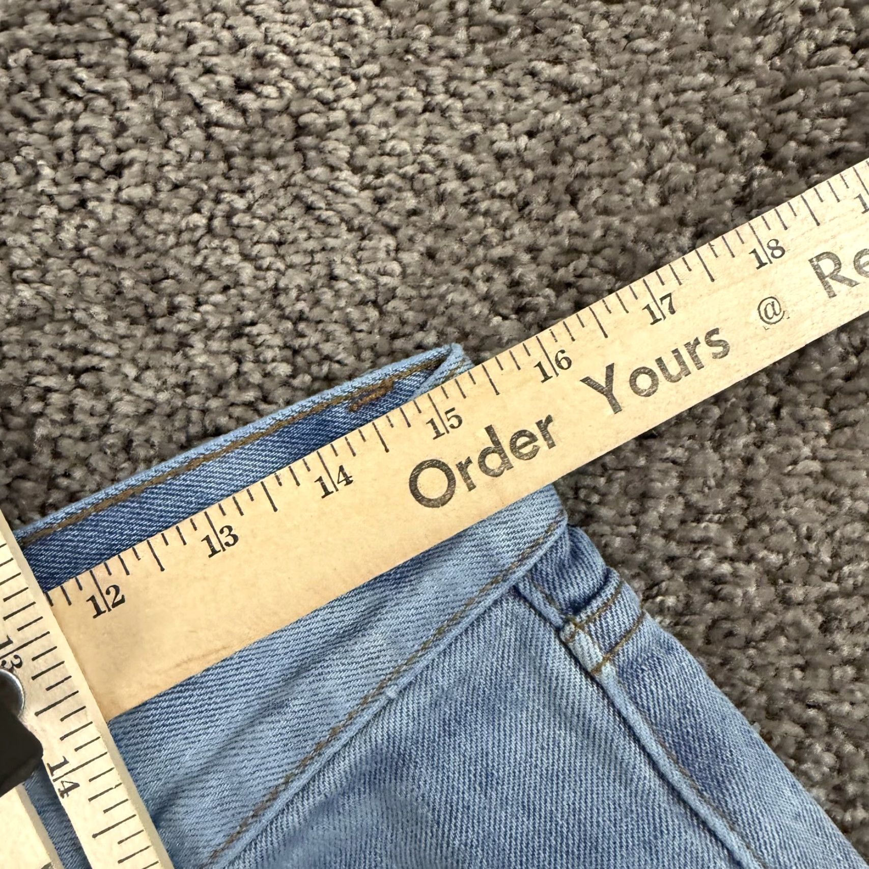 MNML MNML Jeans Mens 31 Straight Slim Fit Halloween Light Wash Denim 31x36 Jeans Mens Slim Halloween MNML Blue 90s Style (No extra info) Size US 30 / EU 46 - 6 Thumbnail