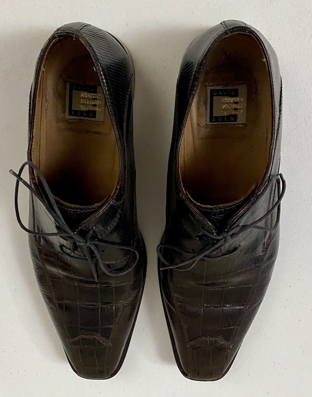 David Eden David Eden LP 36 Genuine Alligator/Lizard Skin Oxfords 10 Size US 10 / EU 43 - 11 Thumbnail