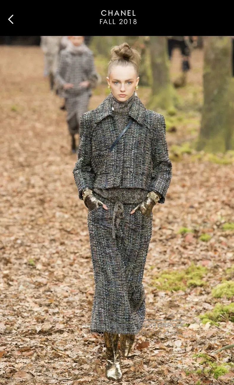 Chanel Chanel Forest Series Tweed Coat Size XS / US 0-2 / IT 36-38 - 6 Thumbnail