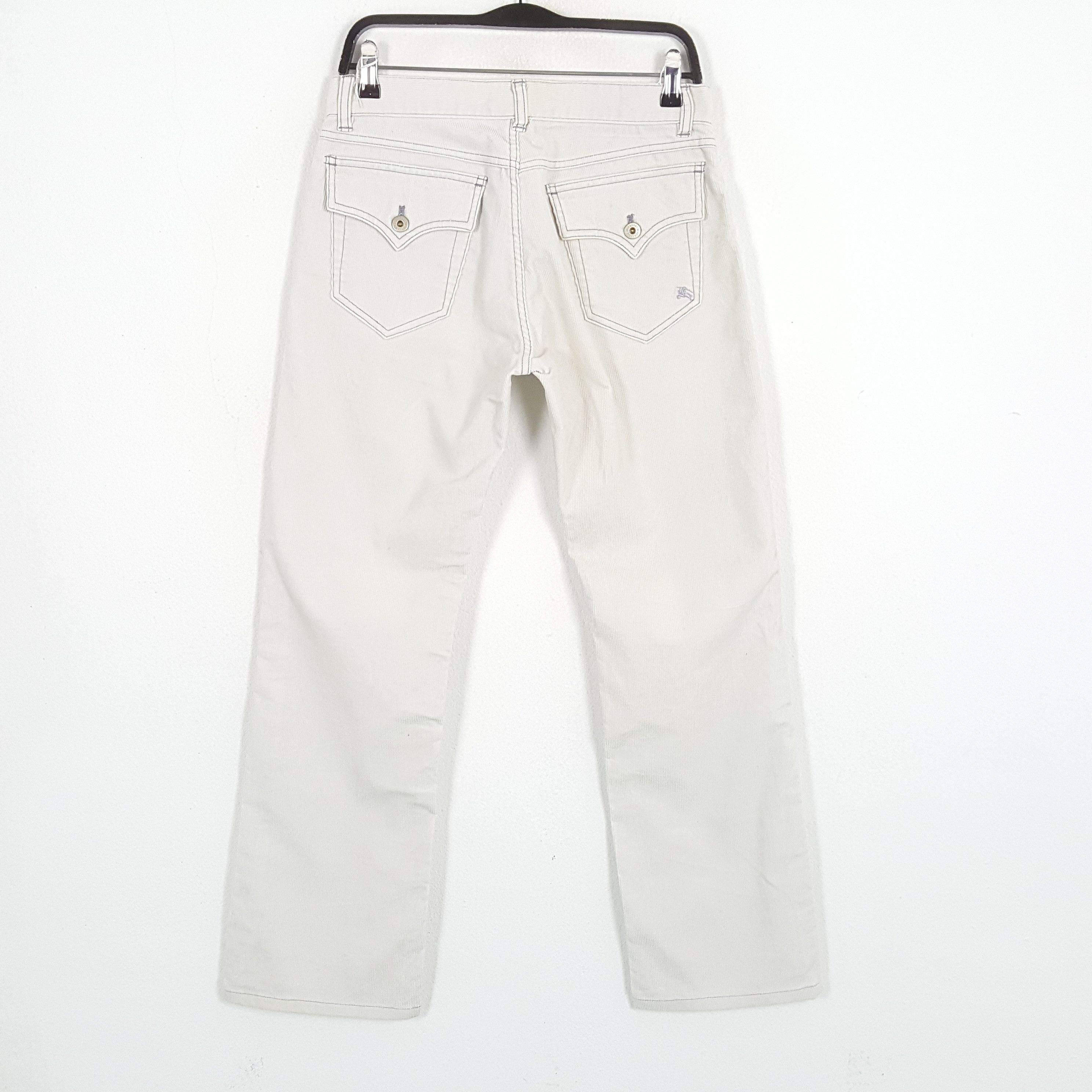 Burberry × Vintage BURBERRY BLACK LABEL Corduroy Pants Size US 30 / EU 46 - 4 Thumbnail