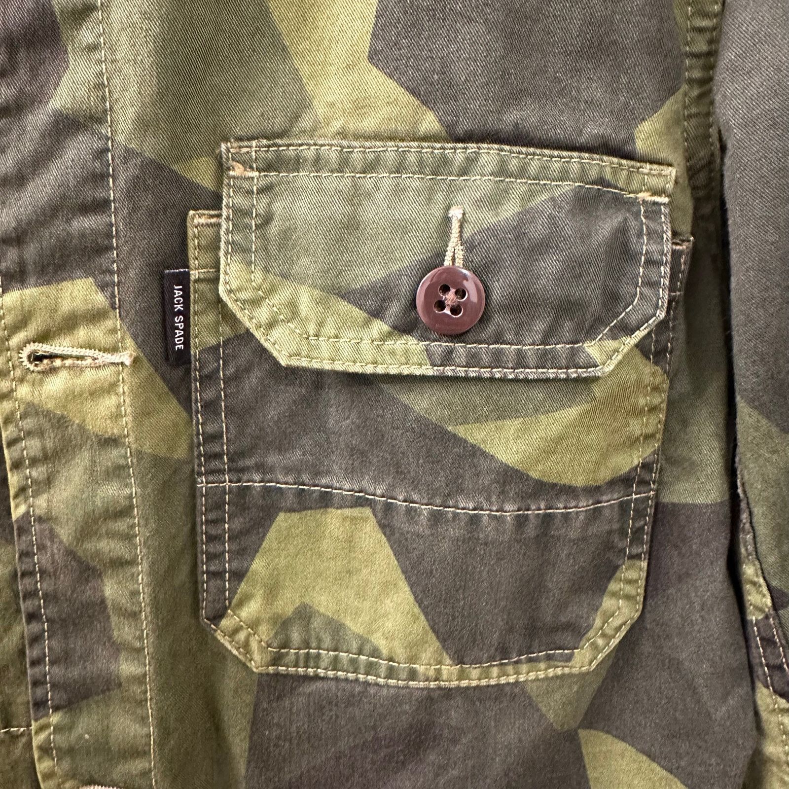 Jack Spade Jack Spade Military Camouflage Shirt Jacket - XS Size US XS / EU 42 / 0 - 3 Thumbnail