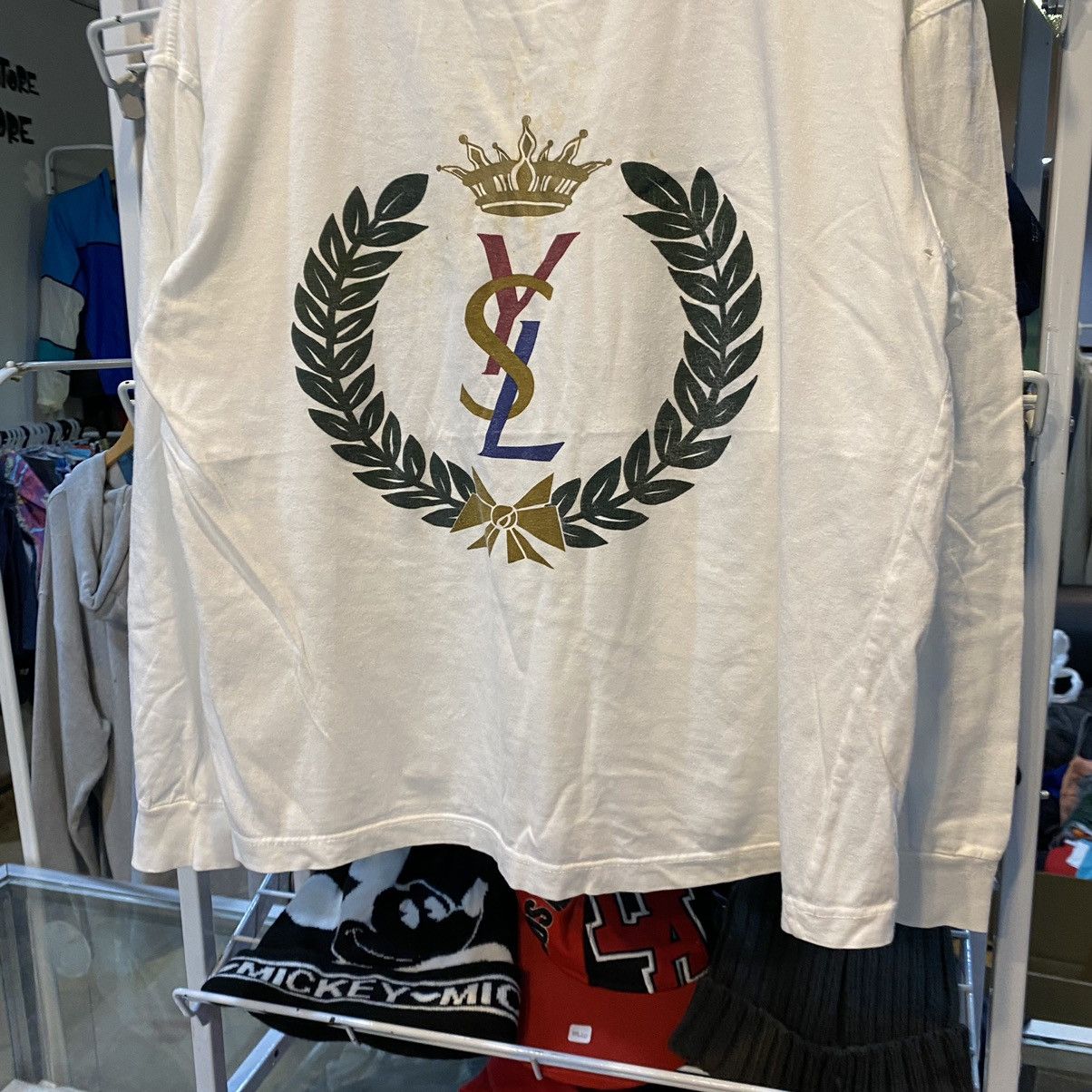 Vintage × Yves Saint Laurent Yves Saint Laurent Longsleeve Tshirt Size US S / EU 44-46 / 1 - 4 Thumbnail