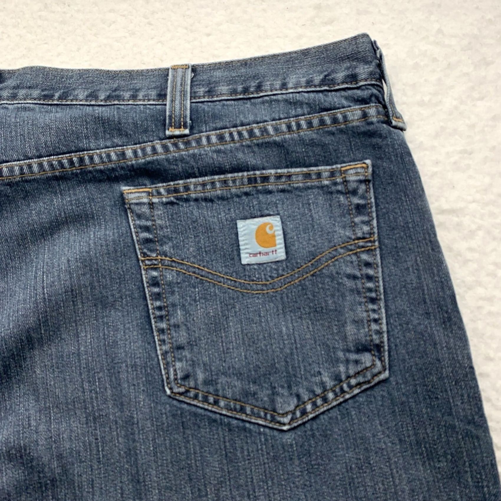 Carhartt Carhartt Jeans Mens 46x30 Relaxed Fit Straight Leg Big Rugged Workwear Blue Size US 30 / EU 46 - 6 Thumbnail