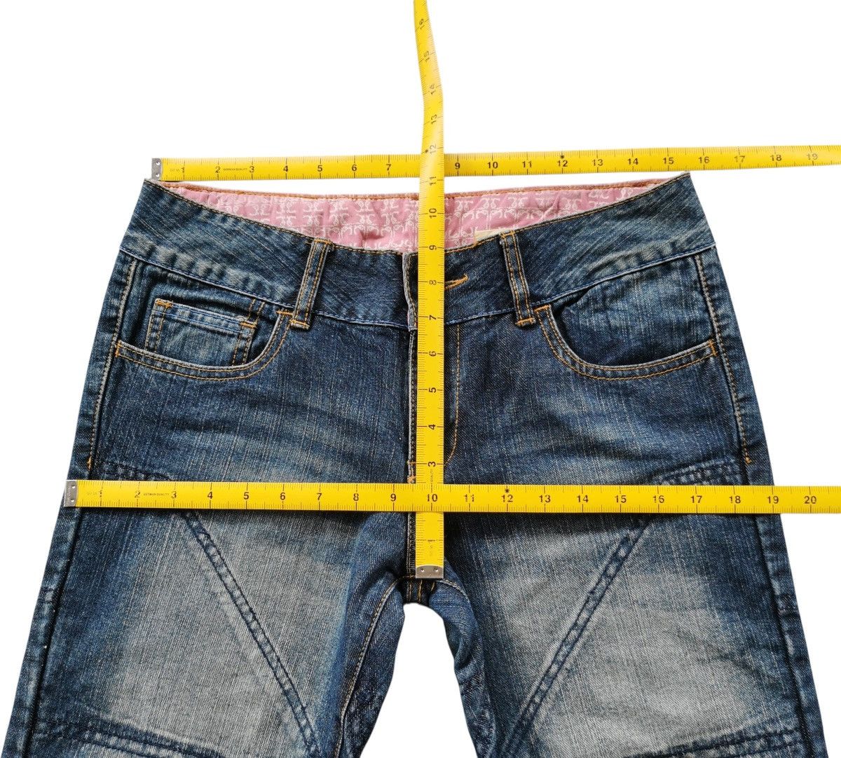 Common Projects Hornee SA-W3 Ladies Bootcut Motorcycle Jeans Include Kevlar Size 31" - 10 Thumbnail