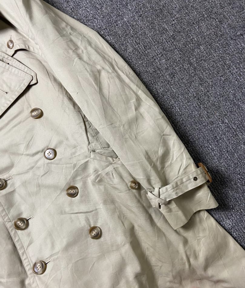 Japanese Brand Vintage JUN Double Breasted Trench Coat (194) Size US L / EU 52-54 / 3 - 9 Thumbnail