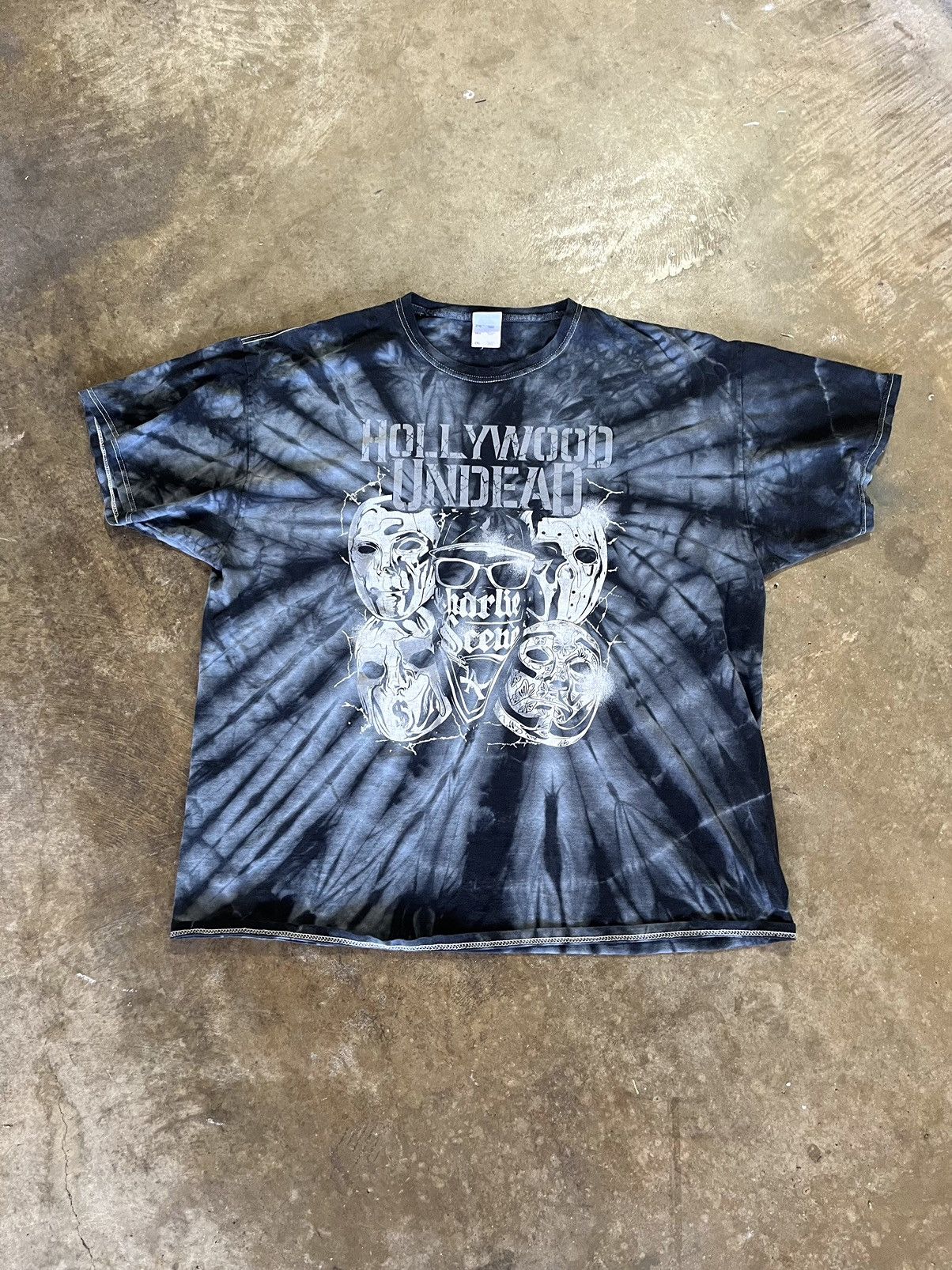 Band Tees Hollywood Undead Tie Dye Tee Size US XXL / EU 58 / 5 - 1 Thumbnail