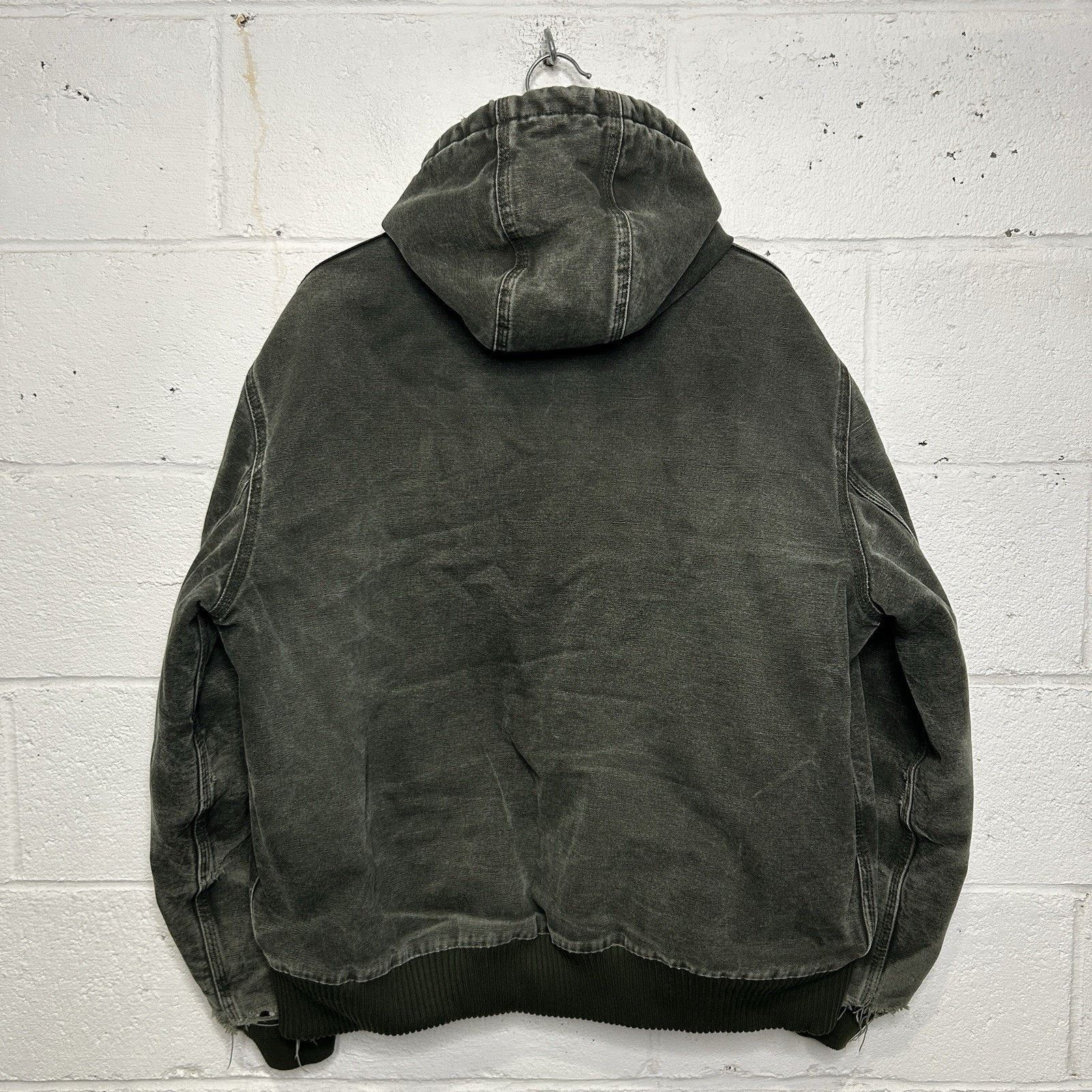 Carhartt Vintage Carhartt Quilted Hooded Active Jacket “Moss Green” Size US L / EU 52-54 / 3 - 2 Thumbnail
