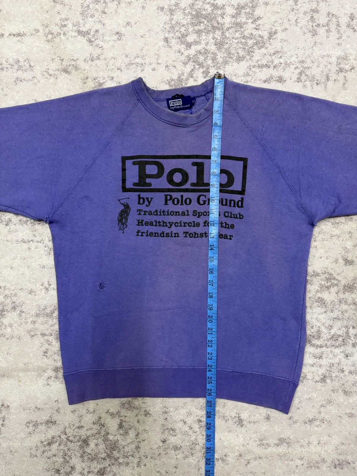 Polo Ralph Lauren Vintage 90s Polo by Polo Ground Biglogo Sweatshirt Size US S / EU 44-46 / 1 - 17 Thumbnail