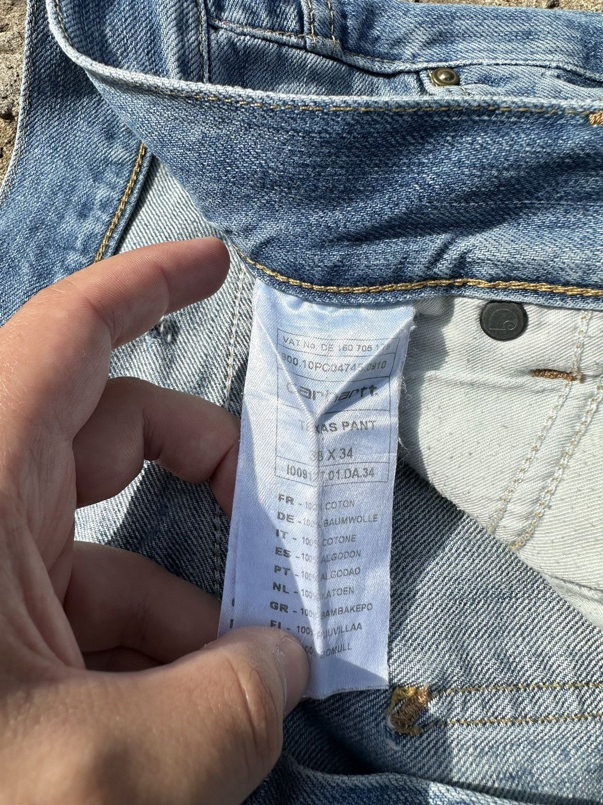 Carhartt × Carhartt Wip × Vintage Vintage Carhartt Texas Jeans Pants Size US 38 / EU 54 - 9 Thumbnail