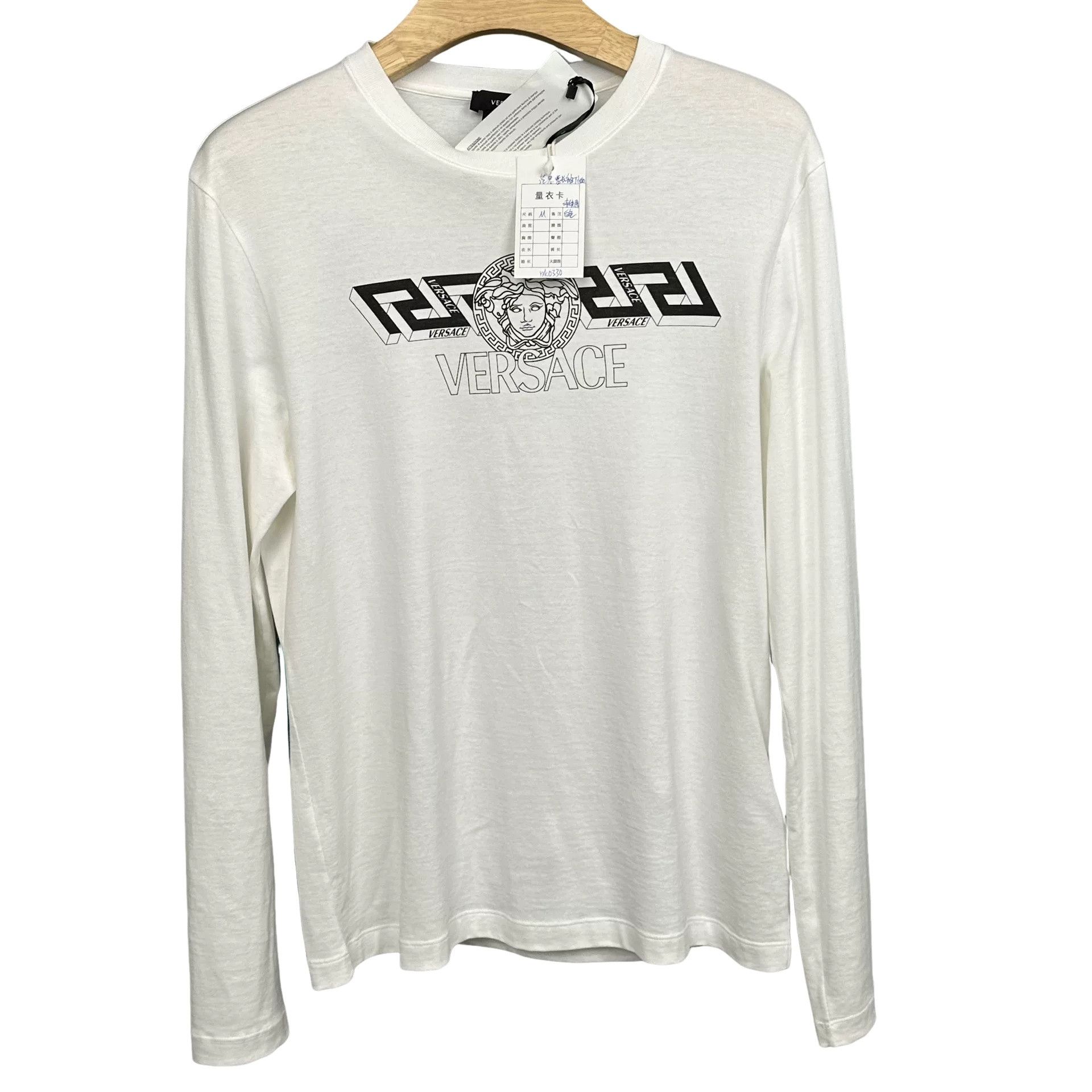 Versace Versace Medusa Logo Long Sleeve T-Shirt M Size US M / EU 48-50 / 2 - 1 Thumbnail