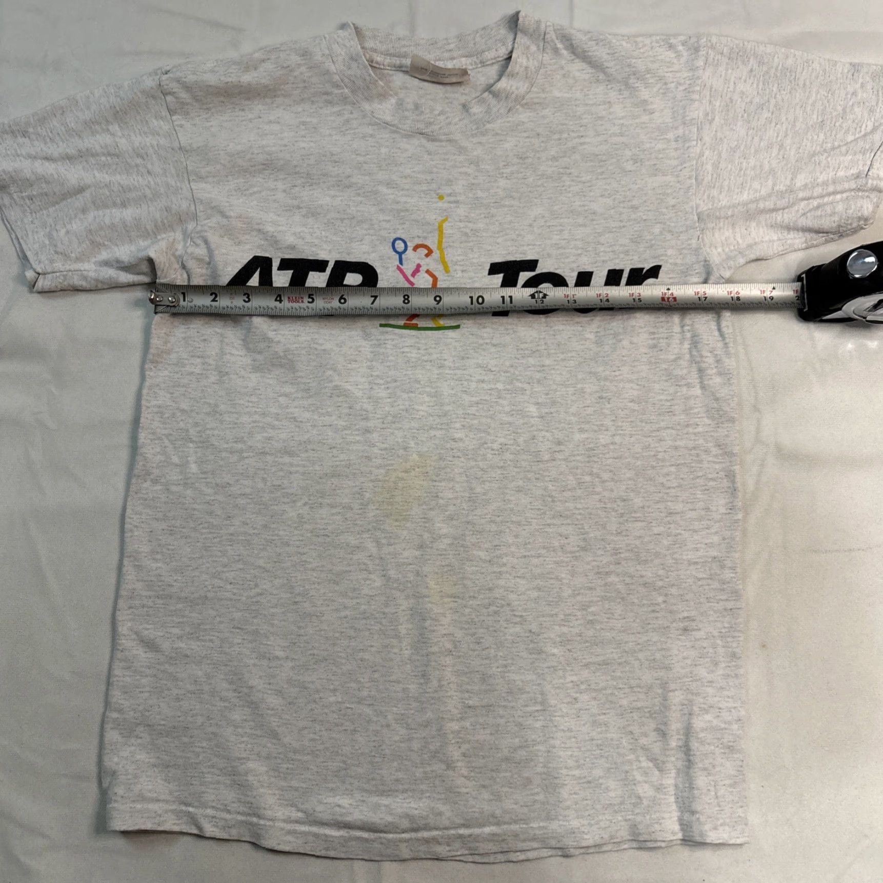 Logo 7 VINTAGE 90s ATP Tour Tennis Logo Shirt Gray M Men’s Med Shirt Size US M / EU 48-50 / 2 - 4 Thumbnail