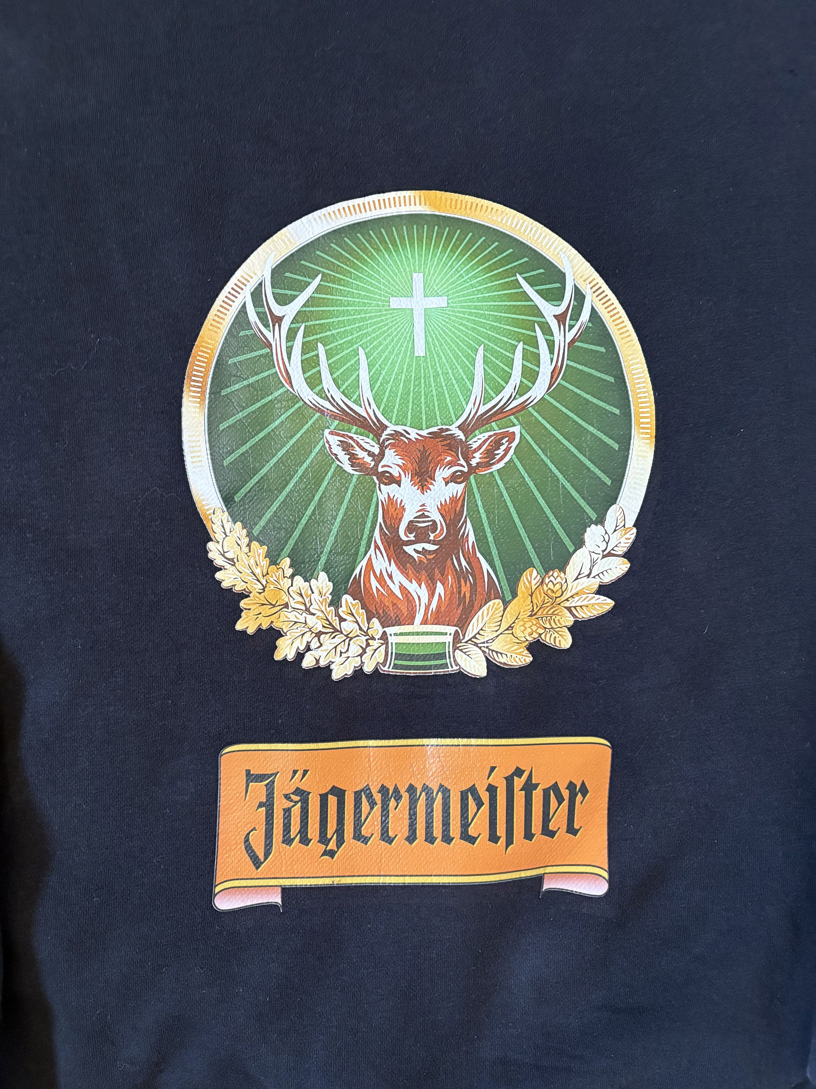 Jagermeister Jägermeister Classic Logo Black y2k sweatshirt hoodie Size US XXL / EU 58 / 5 - 3 Thumbnail