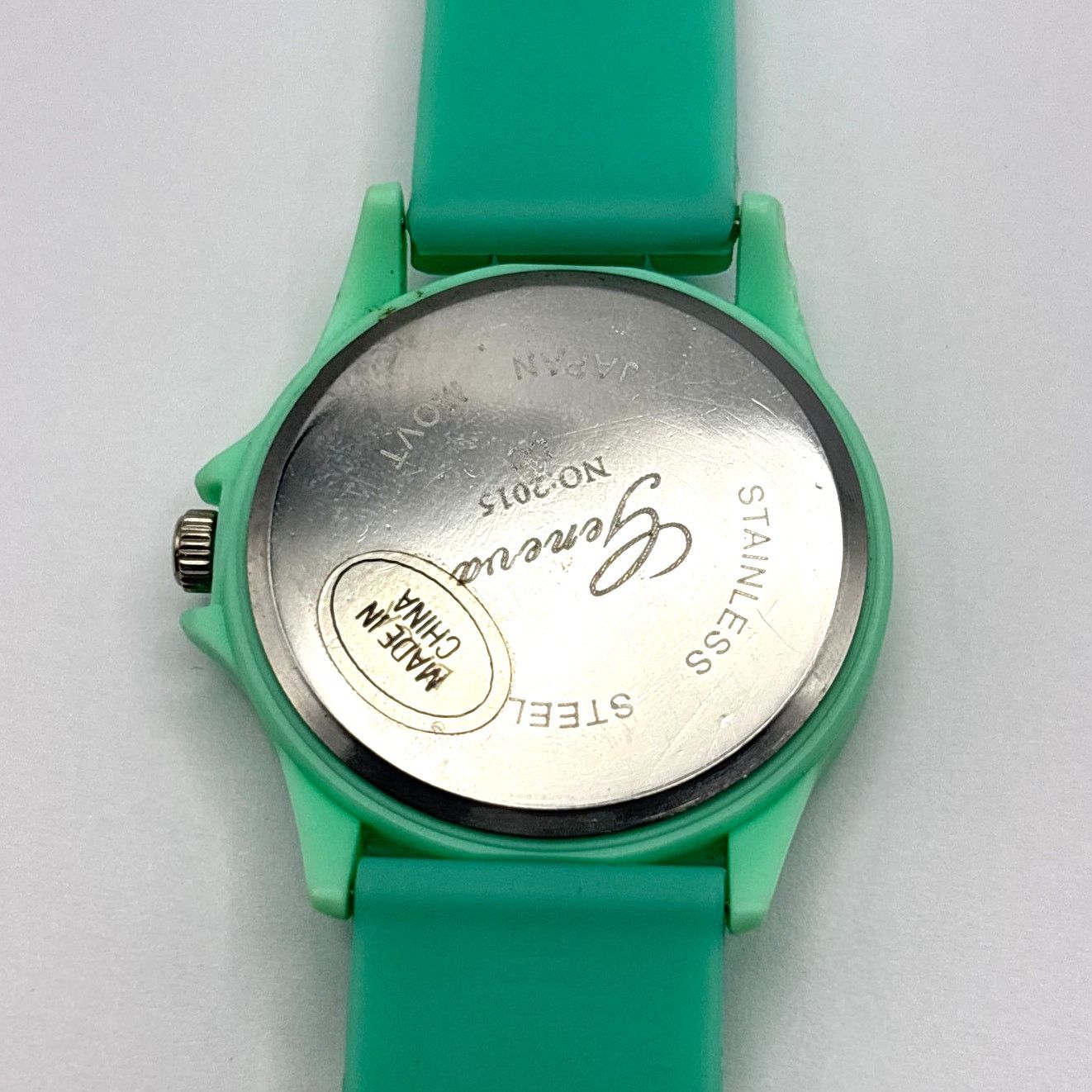Geneva Striped Turquoise Men's Watch Size ONE SIZE - 5 Thumbnail