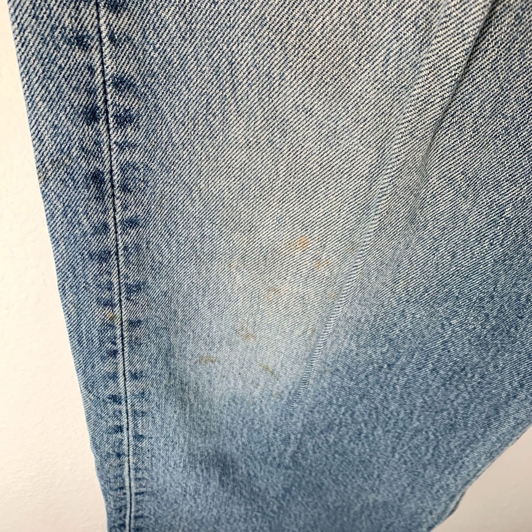Levi's VINTAGE Levi's Levi Strauss Button Fly Jeans 501 90s USA 5-Pocket Denim Blue Regular Mens 38x30 Size US 38 / EU 54 - 4 Thumbnail